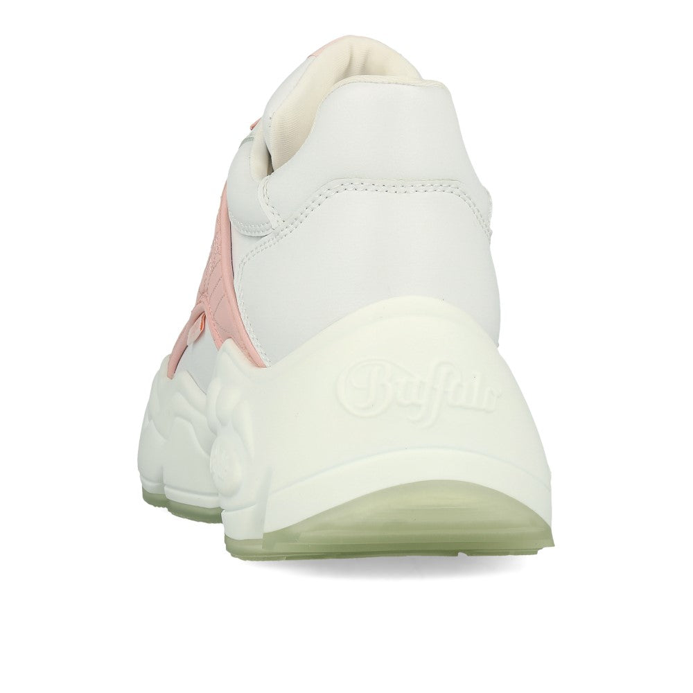 Buffalo MH X Buffalo Binary Sneaker Blanc Rose