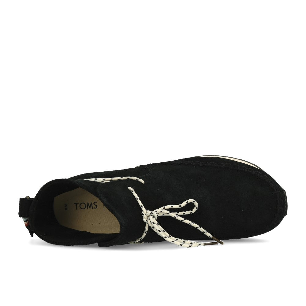 TOMS Rio Daim Noir Résistant à l'Eau Femme