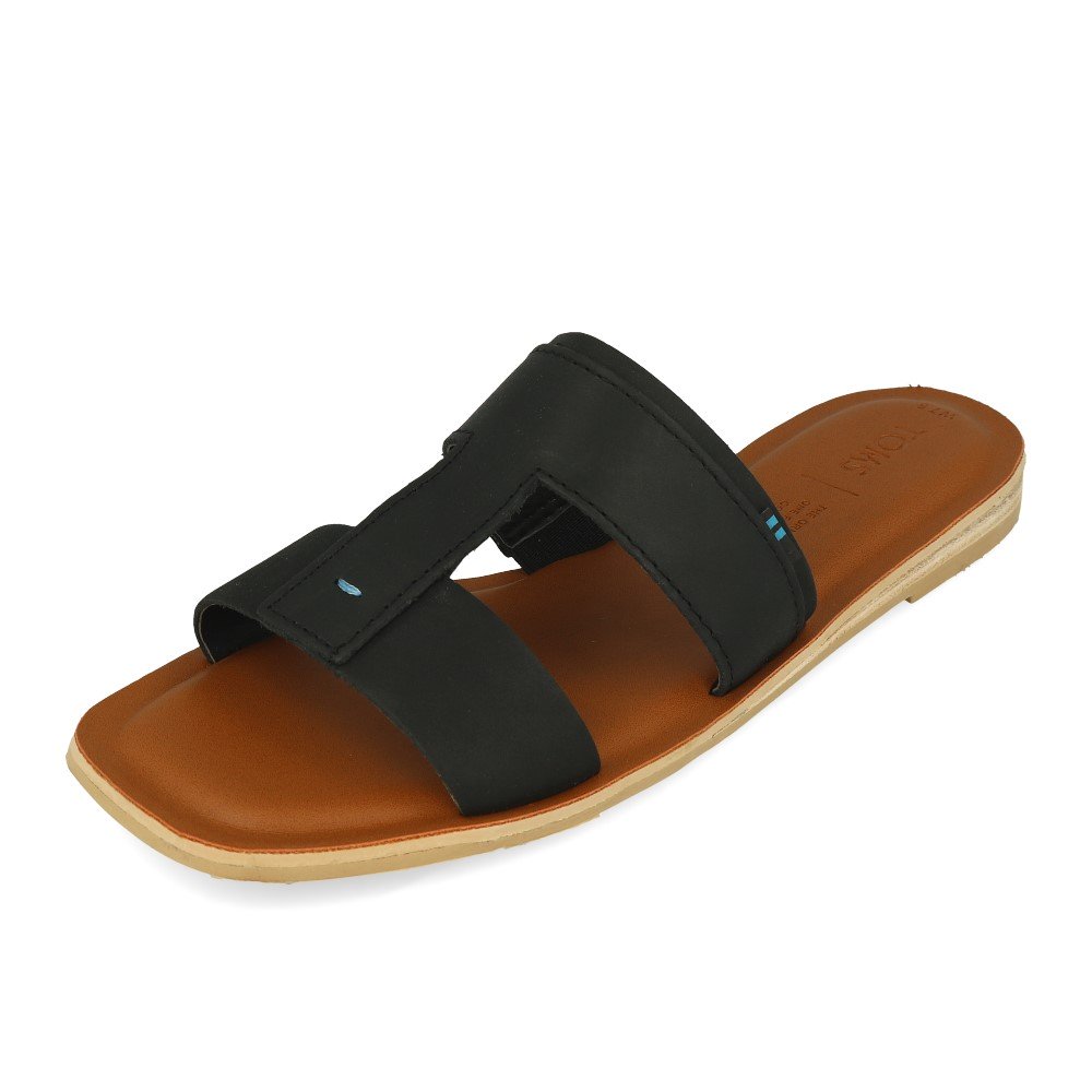 TOMS Seacliff cuir végétal noir