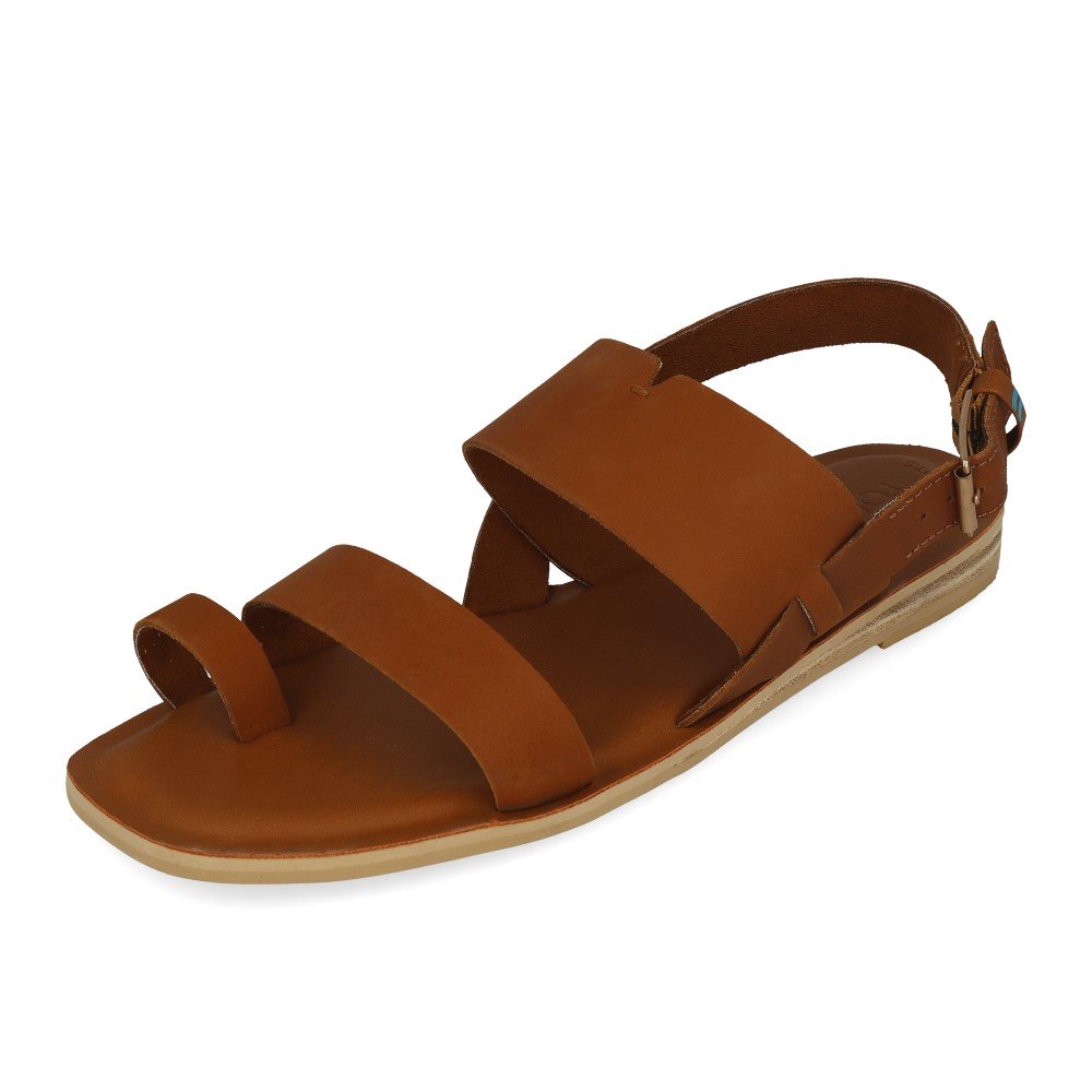 TOMS Freya Cuir Végétal Havane
