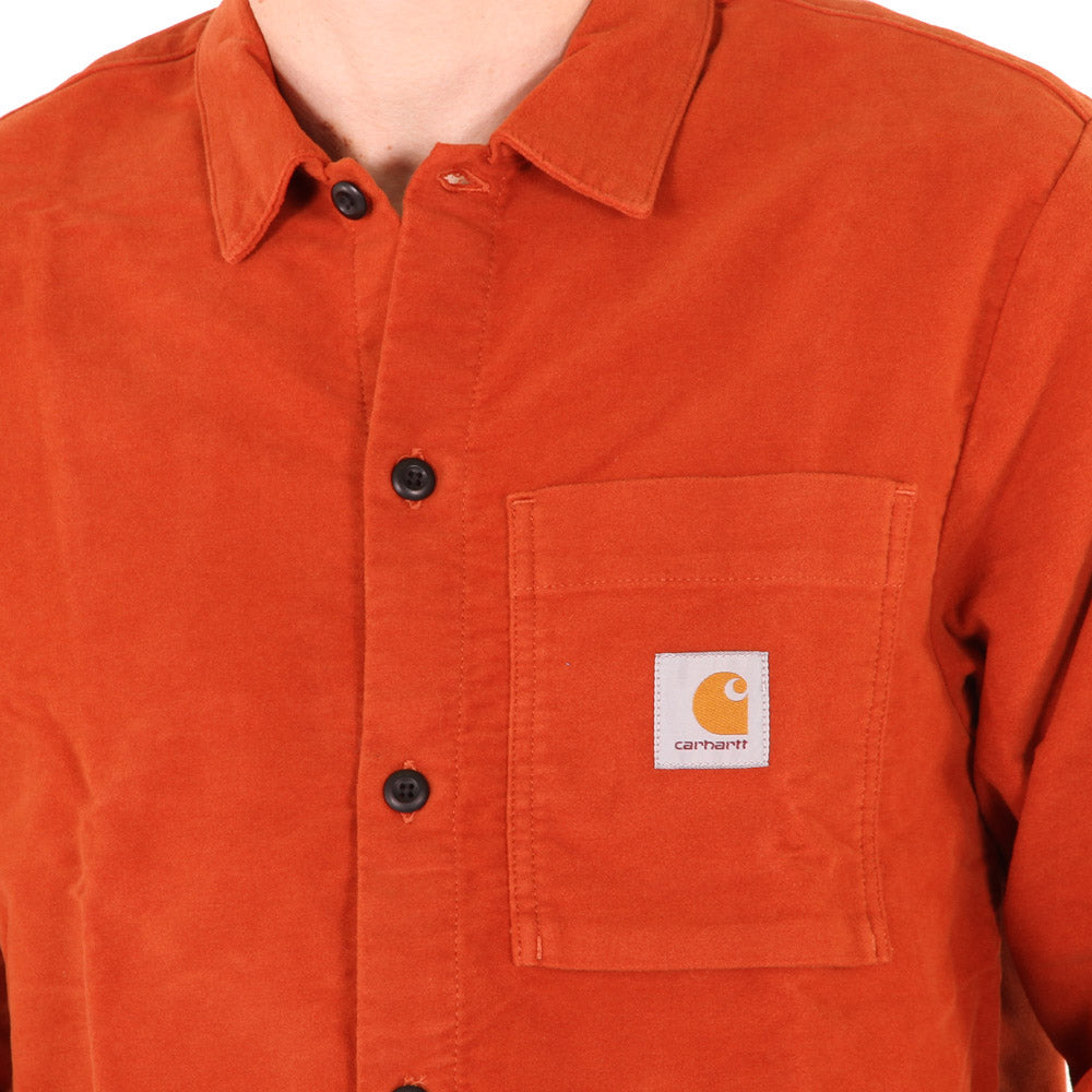 Chemise manches longues Carhartt WIP Holston Cinnamon Rinsed