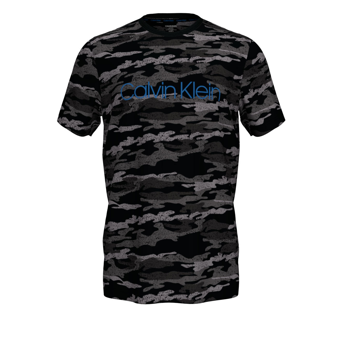 Calvin Klein Logo T-Shirt S/S Col Rond 000NM2095E Homme Chill Camo Black
