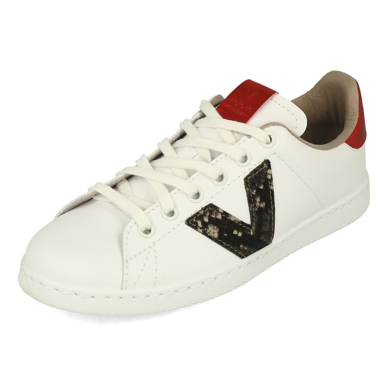 Victoria Tennis Piel Vegana Detalle Baskets pour femme Noir