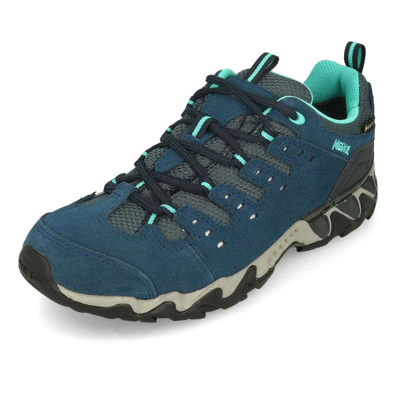Meindl Portland Lady GTX Femme Bleu Marine Turquoise