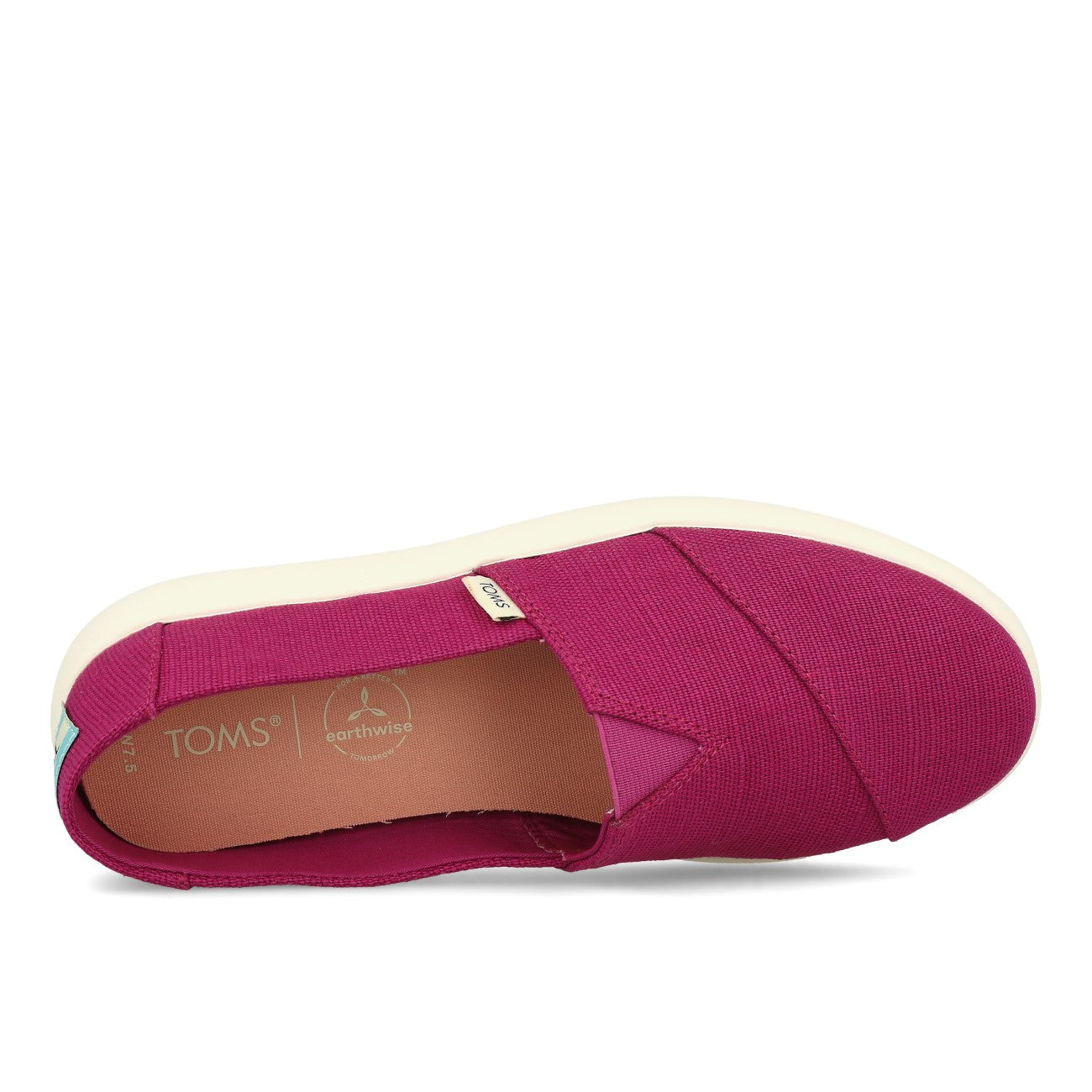 Toms Womens Alpargata Mallow Femme Dark Fuchsia Heritage Canvas