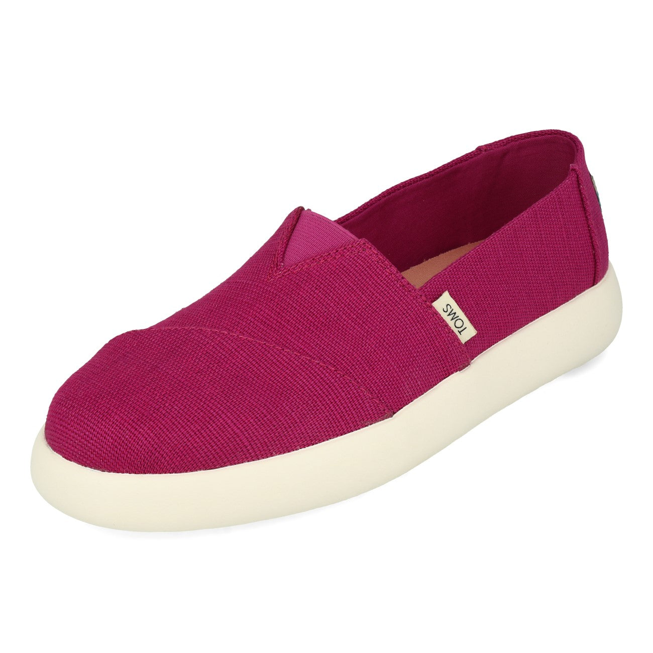 Toms Womens Alpargata Mallow Femme Dark Fuchsia Heritage Canvas