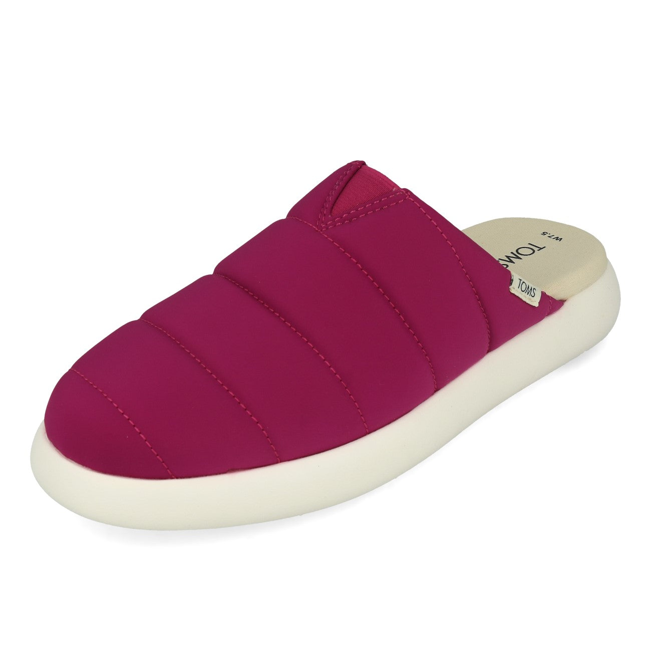 Toms Womens Alpargata Mallow Mule Femme Dark Fuchsia Matte Woven