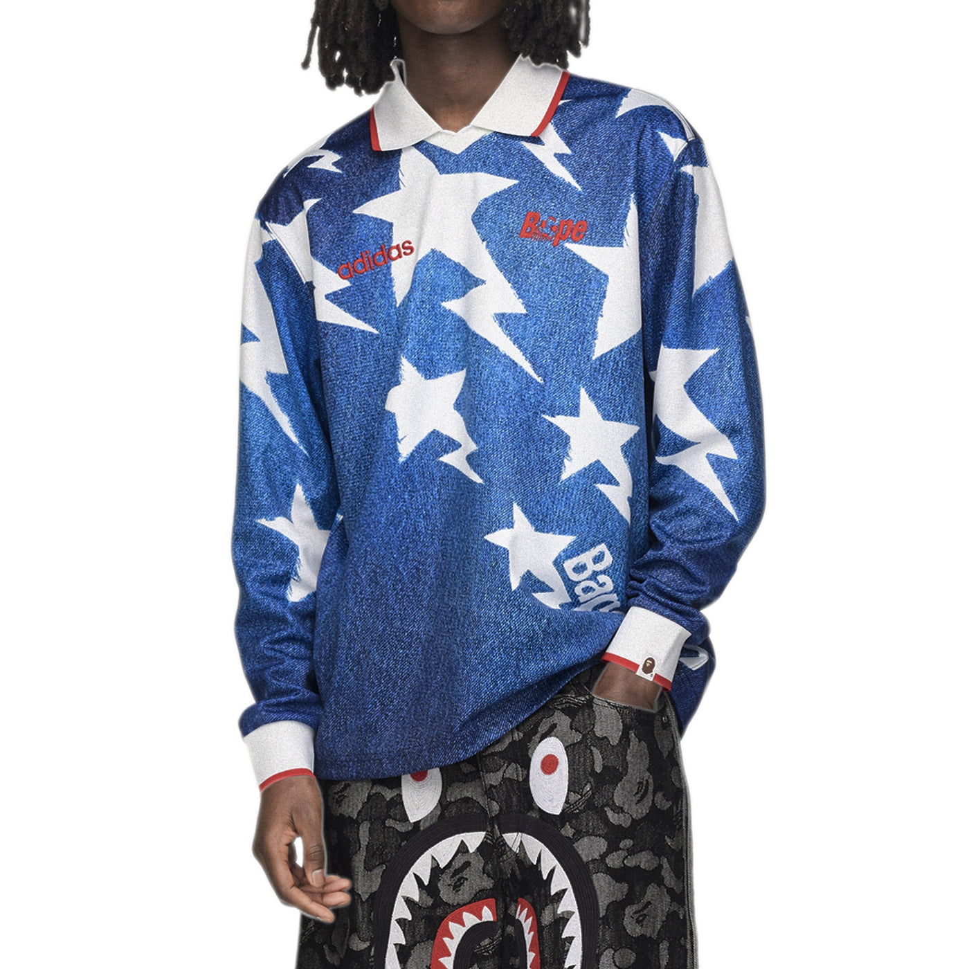 Adidas x Bape Maillot à manches longues Star