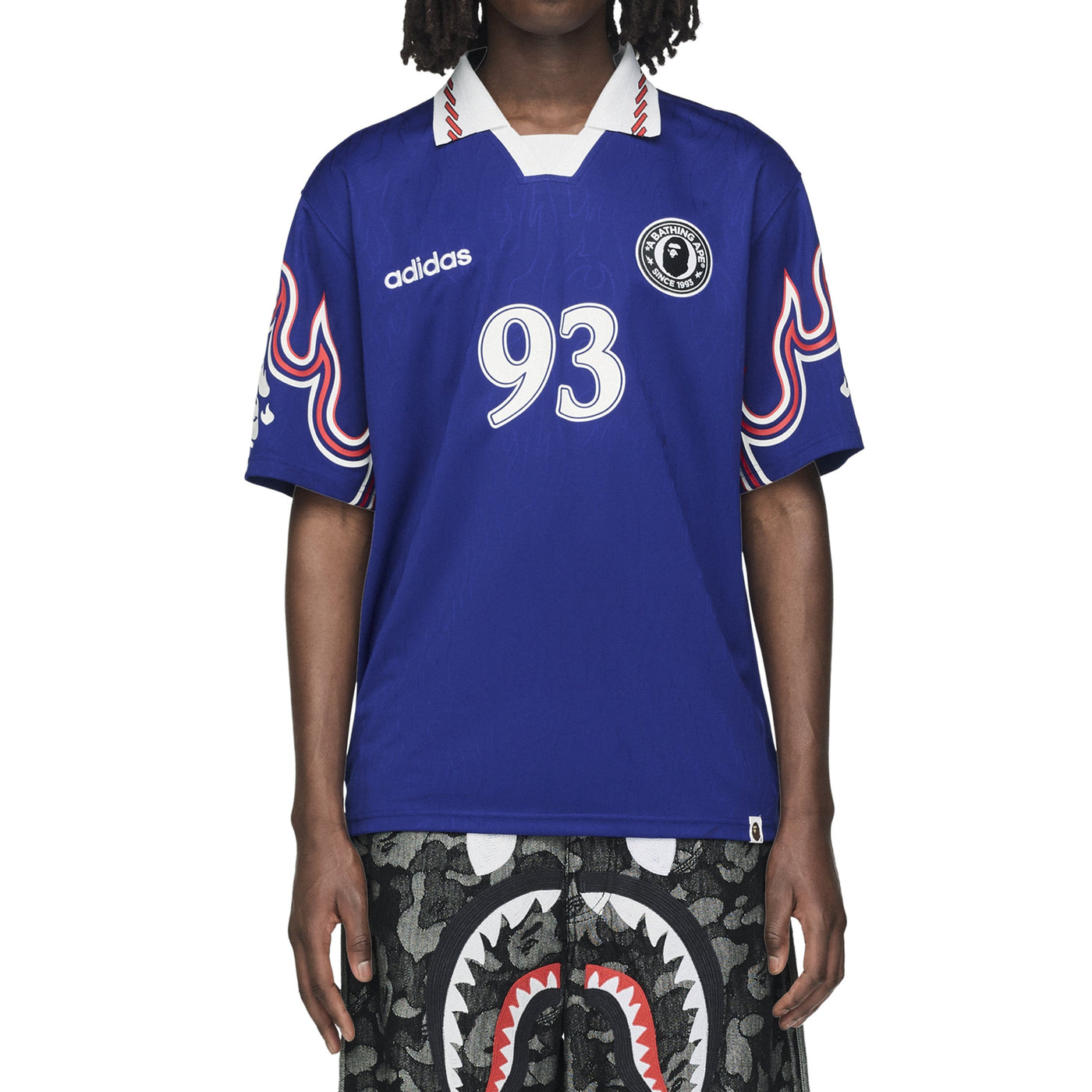 Adidas x Bape Maillot Flamme Manches Courtes