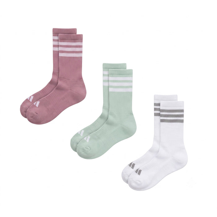 Adidas Lot de 3 paires de chaussettes montantes rembourrées 3-Stripes
