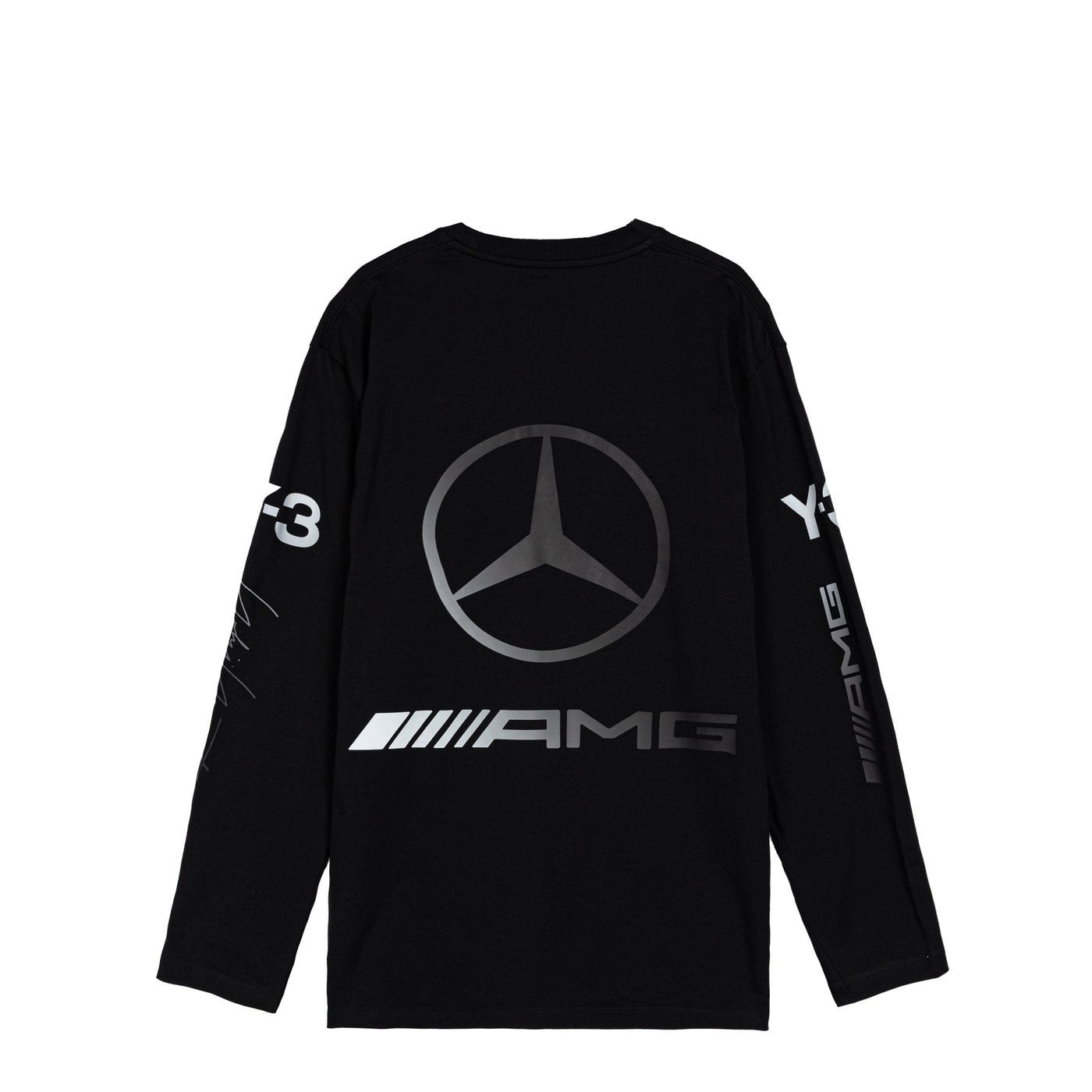Adidas Y-3 x Mercedes-AMG PETRONAS F1 Team Chaos Logo T-shirt Manches Longues