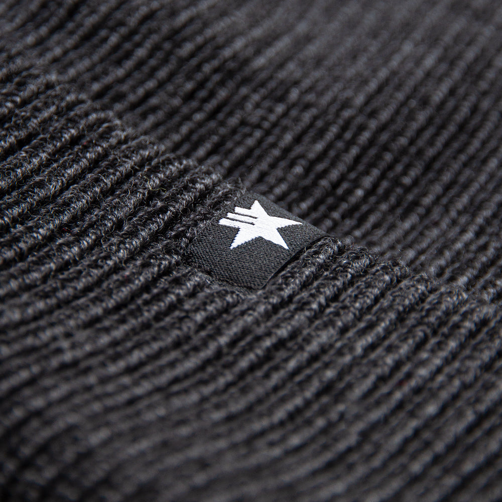Esperando Ronin Merino Beanie Gris Foncé