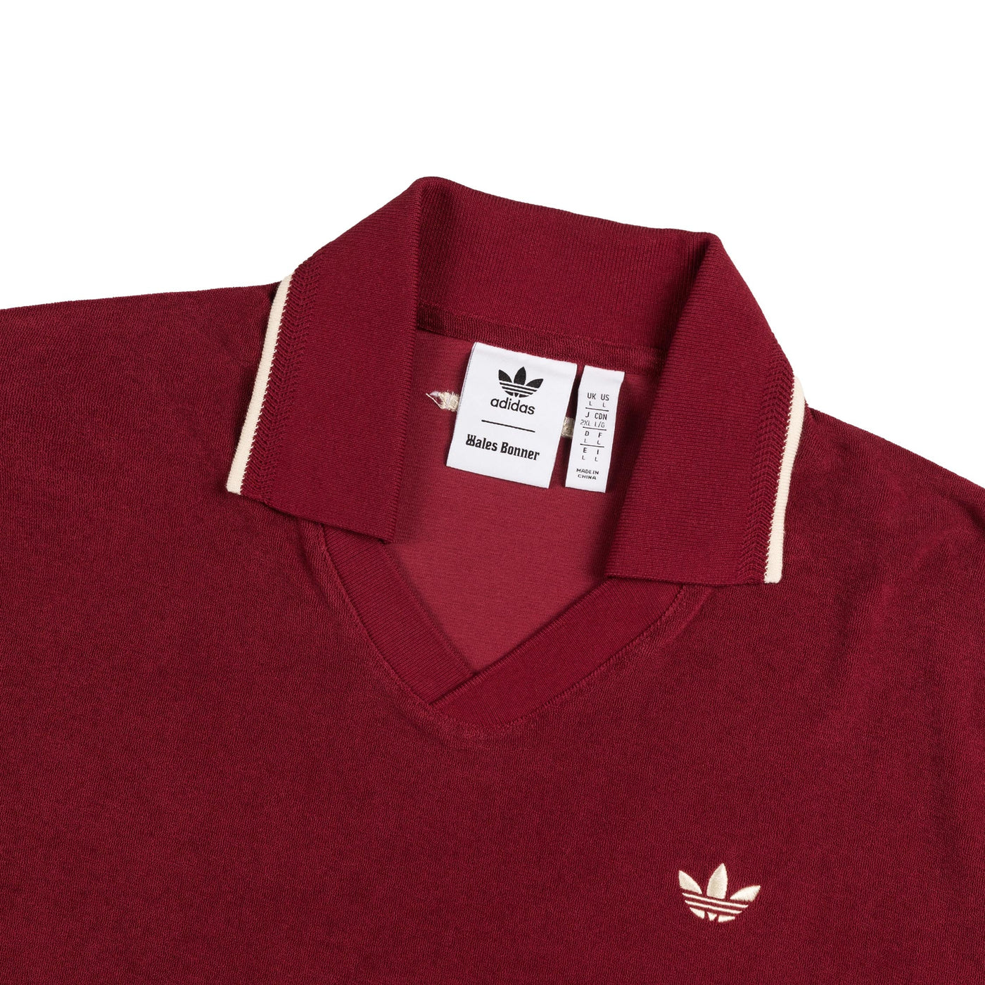 Polo en tissu éponge Adidas x Wales Bonner