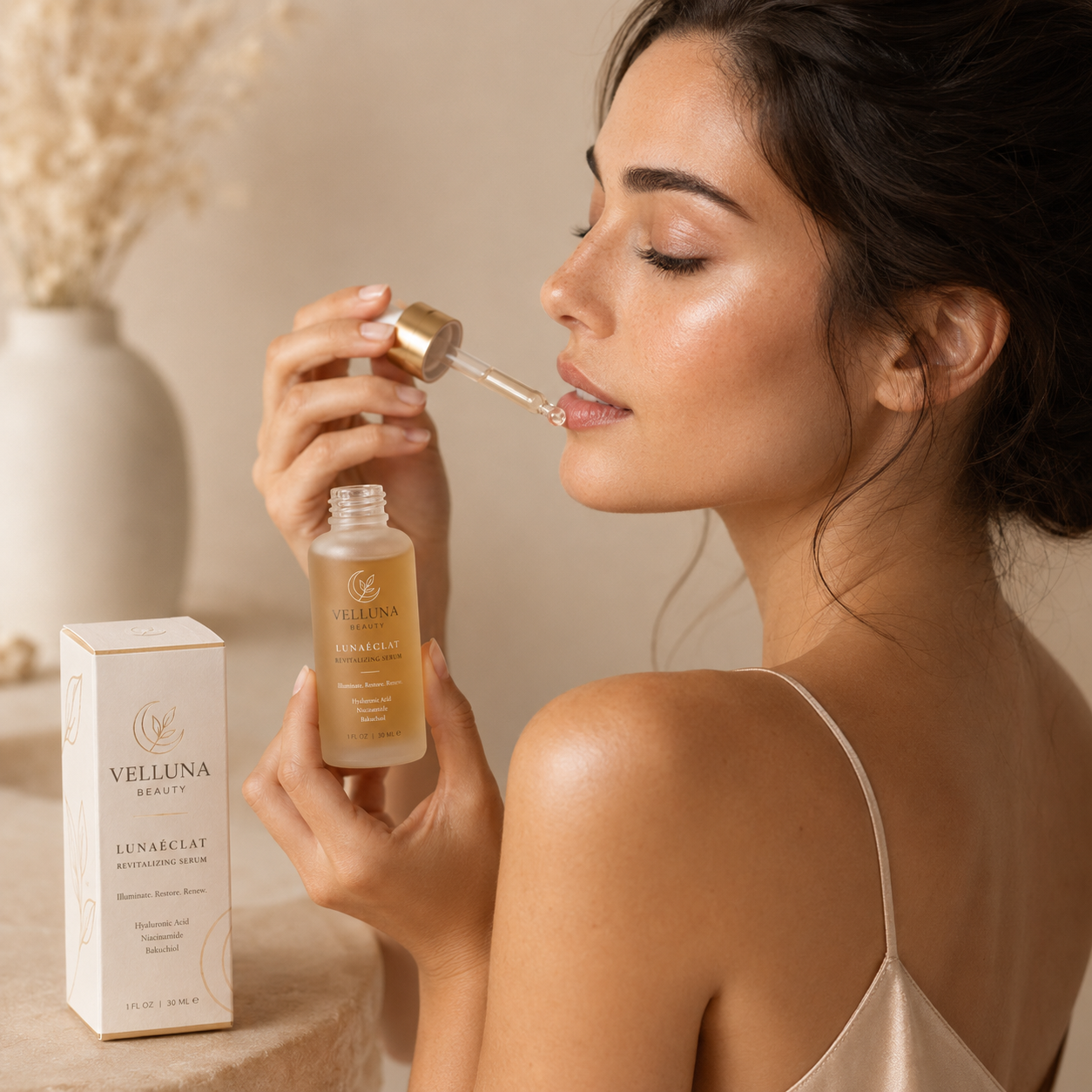 Velluna Beauty Luna Éclat Sérum revitalisant 30 ml