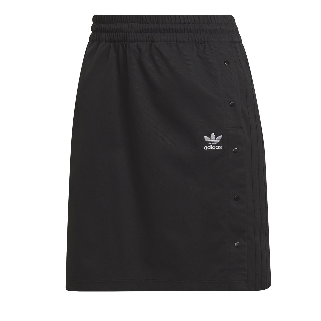 adidas Always Original Snap Button Skirt Jupe Femme Black