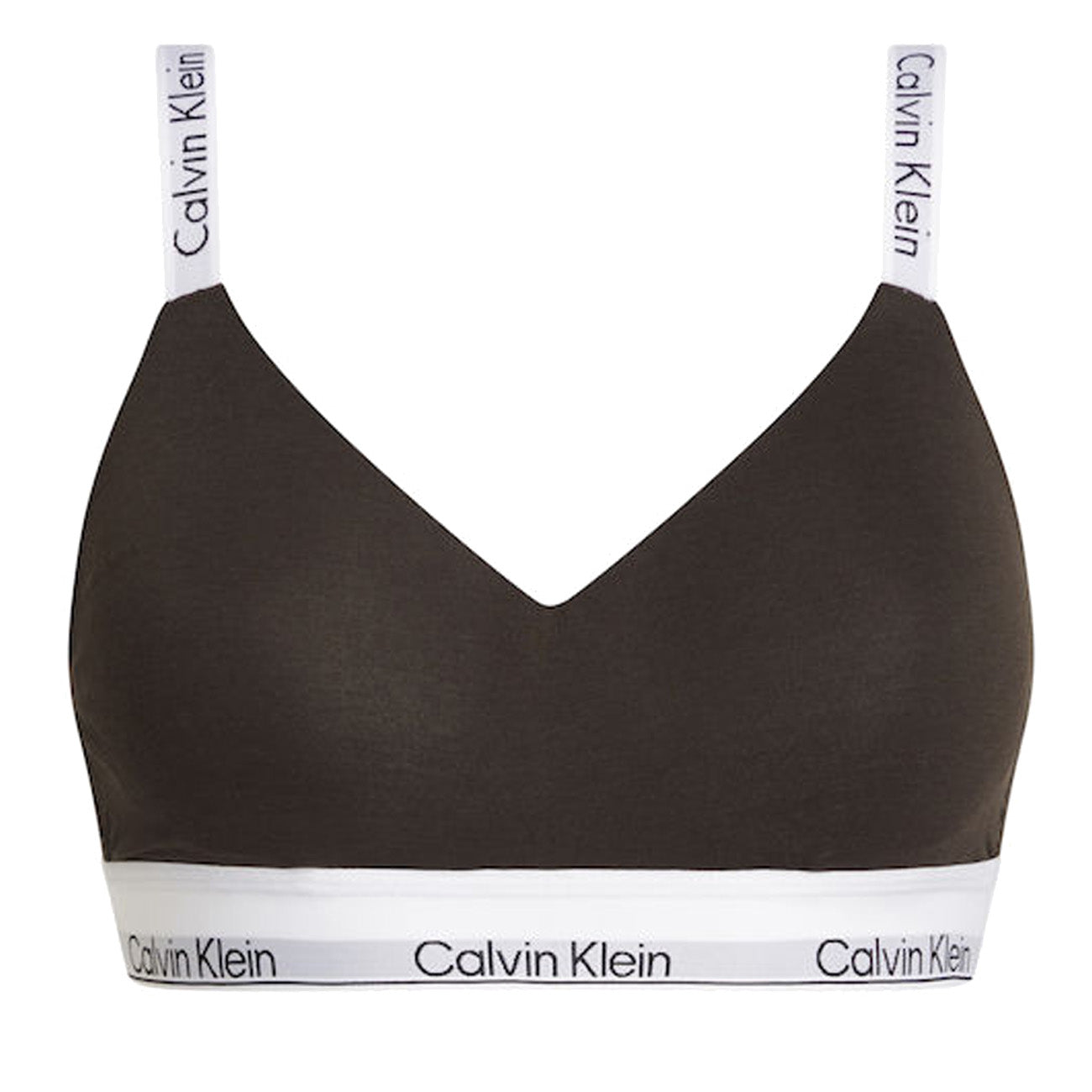 Soutien-gorge bralette légèrement doublé Modern Cotton de Calvin Klein, couleur Woodland