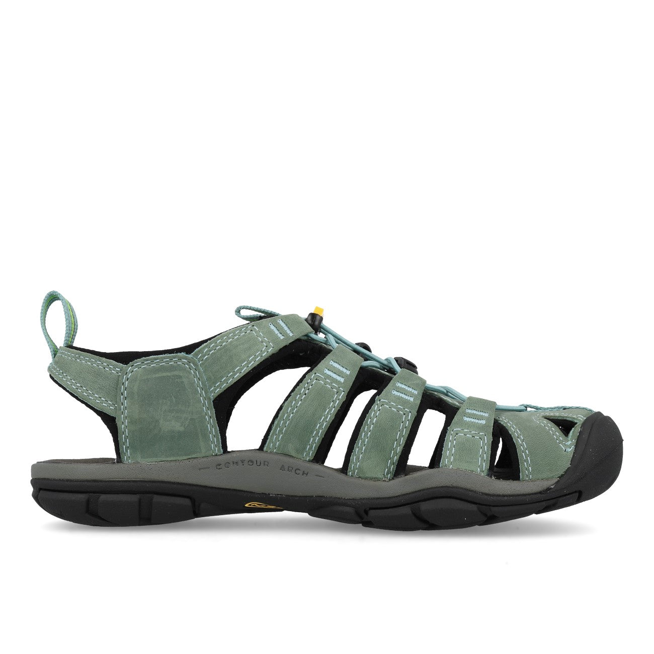 Keen Clearwater CNX Leather Femme Mineral Blue Yellow