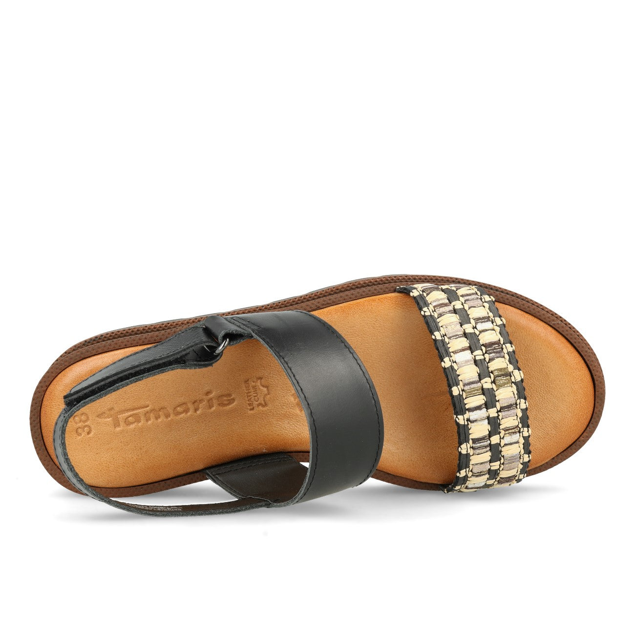 Tamaris 28237-28-098 Sandales Femme Black Comb