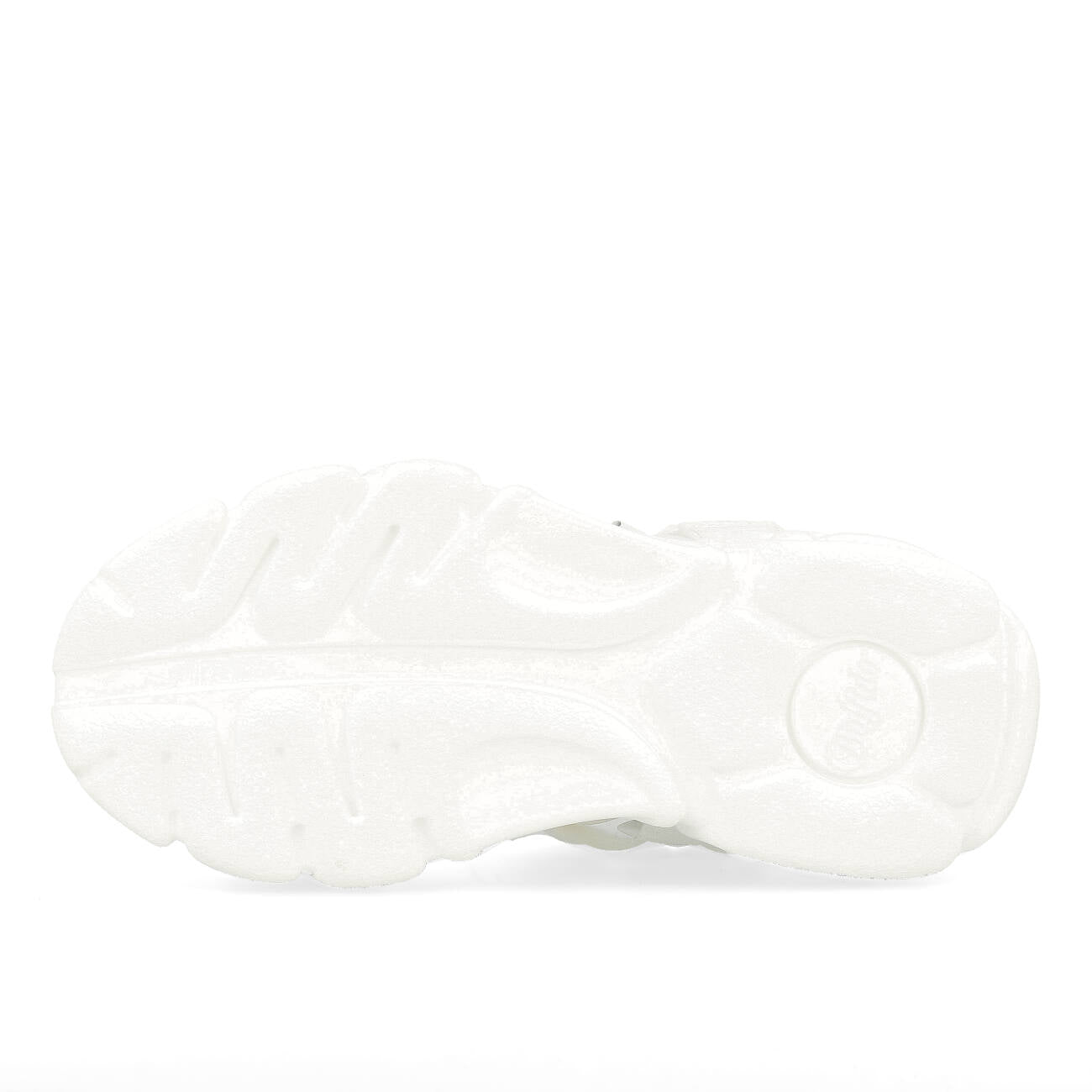 Buffalo CLD Tec Plateau Sandale Femme Vegan Nylon Blanc