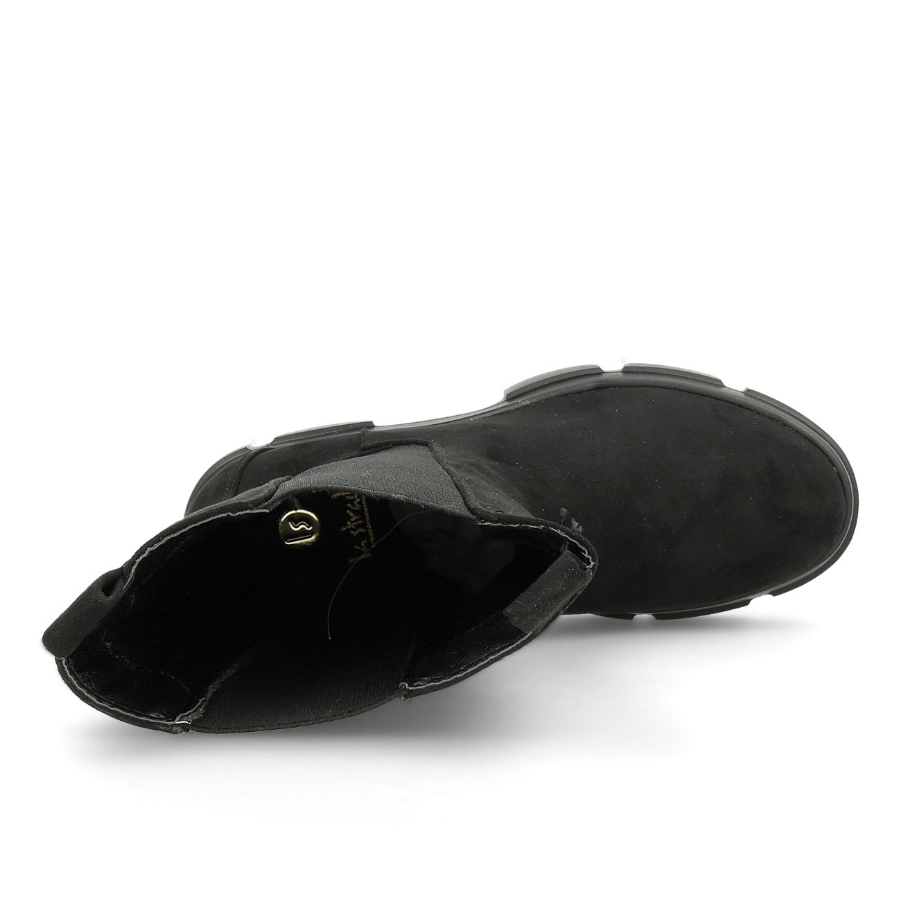 La Strada 2002401 Chelsea Boot Femme Noir Micro