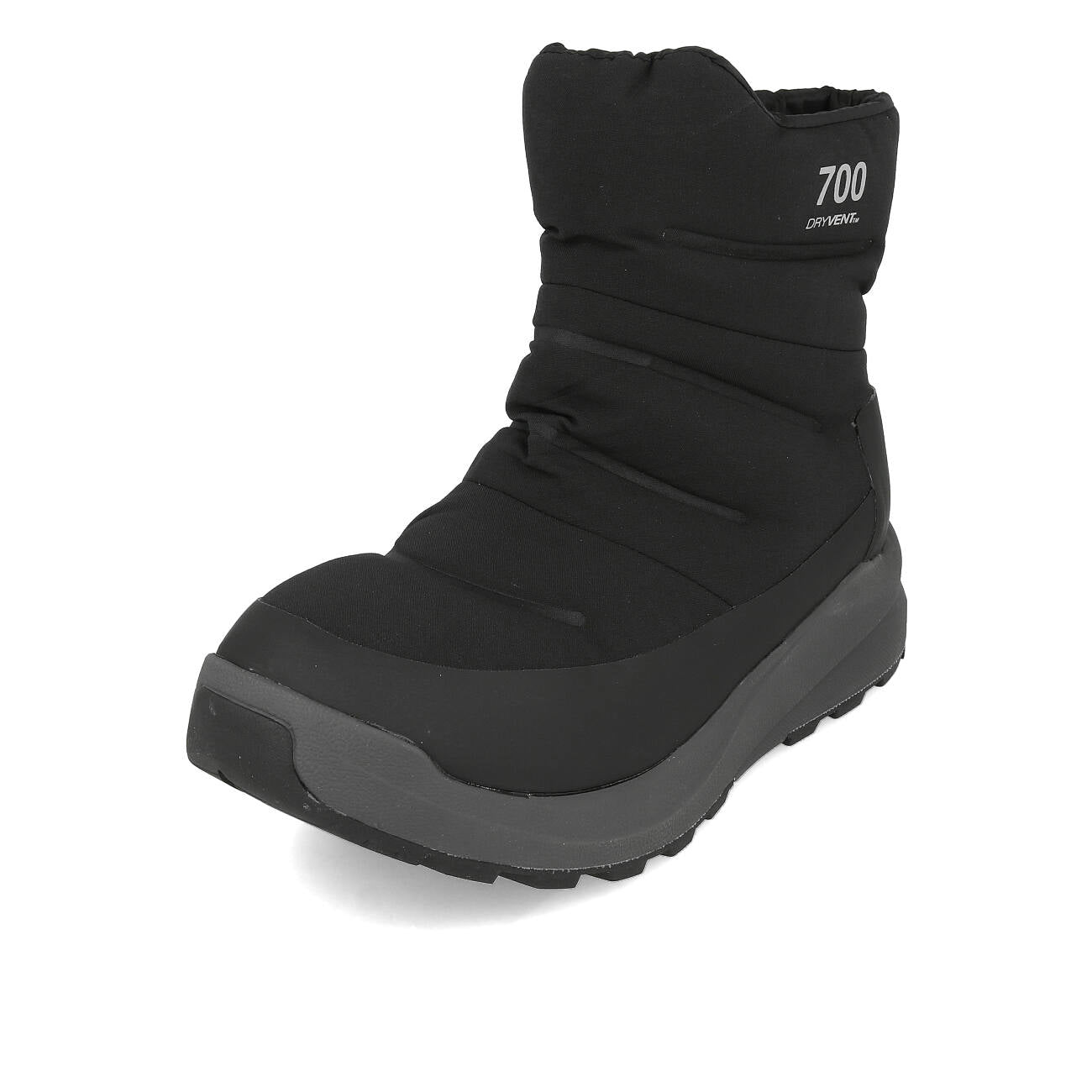 The North Face W Nuptse II Bootie WP Femme TNF Black Asphalt Grey