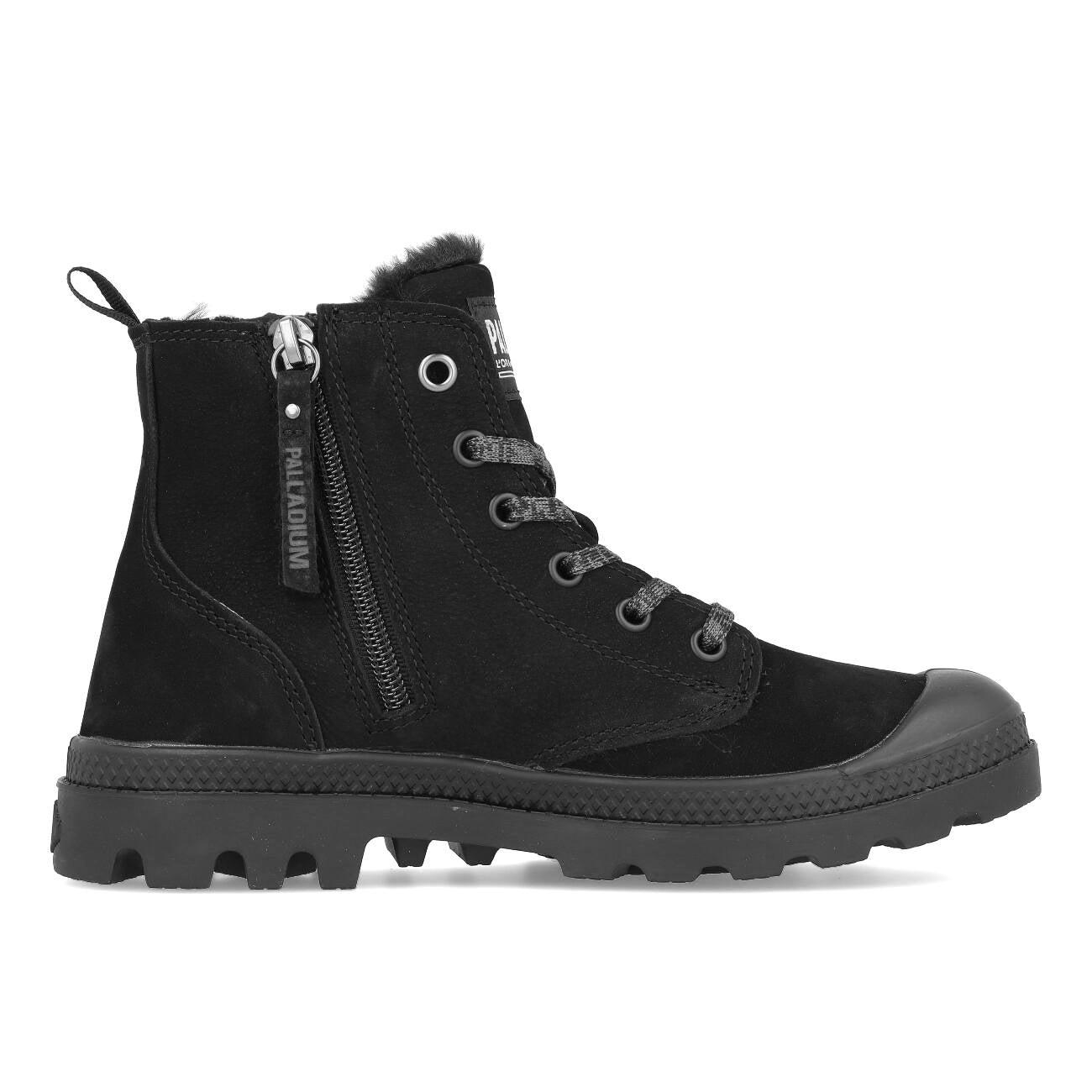 Palladium Pampa Hi Zip WL Femme Noir Noir