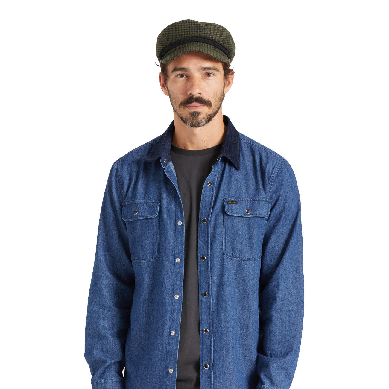 Brixton Fiddler Casquette Moss Black