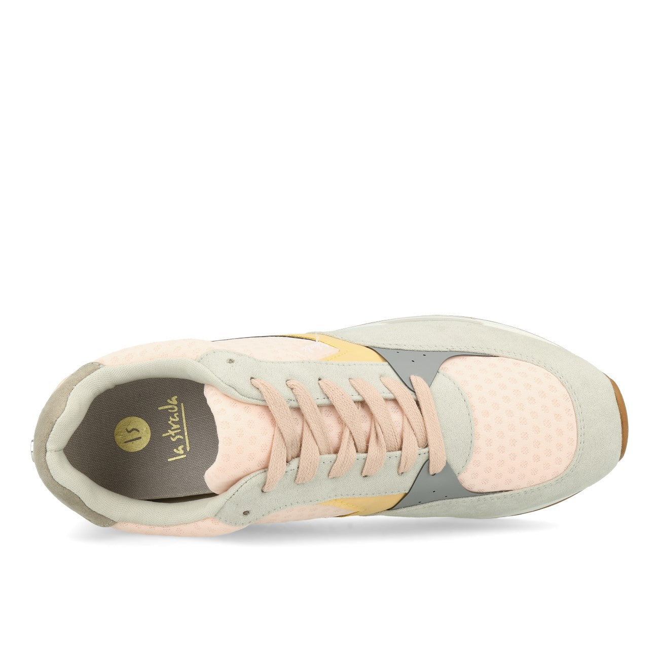 La Strada 2101586 Baskets Femme Gris Nude Multi