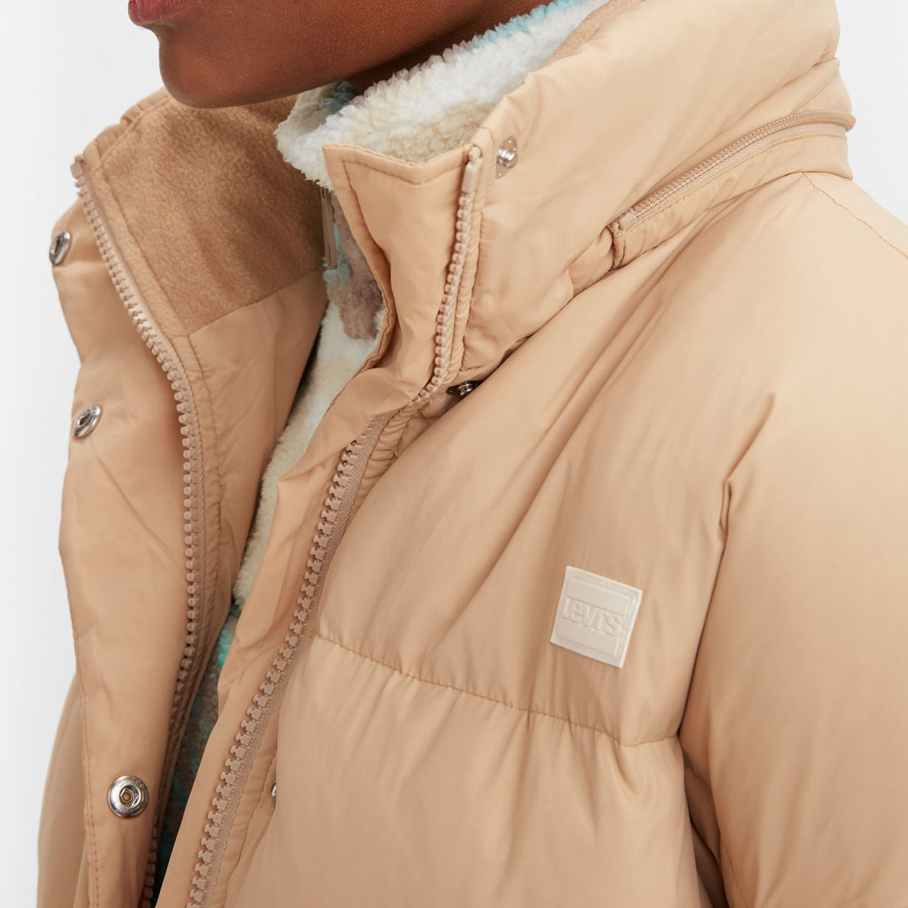 Levi's Baby Bubble Puffer Jacket Femme Granola