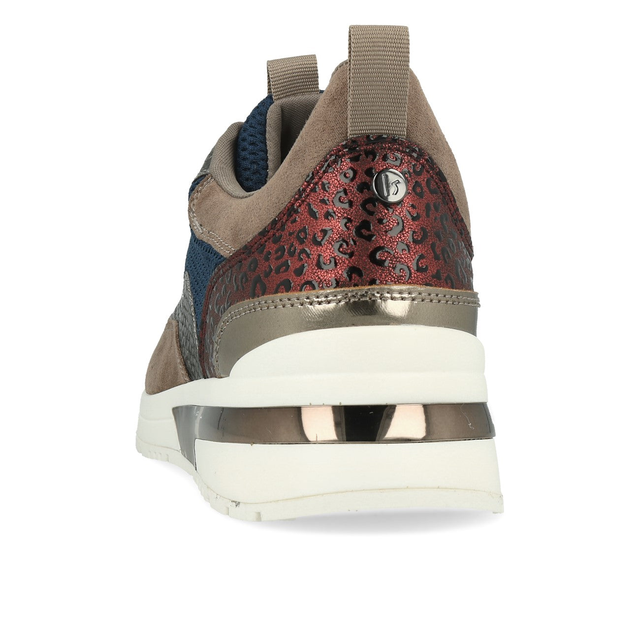 La Strada 2003018 Baskets Femme Taupe Micro Multi