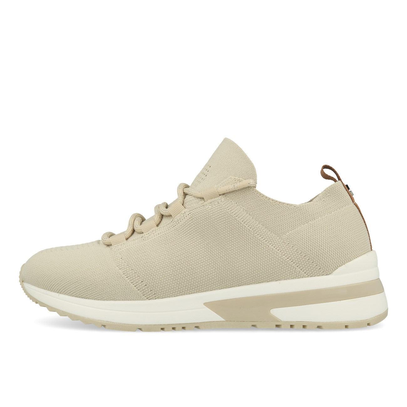 La Strada 2003148 Baskets tricotées Femme Beige Tricoté