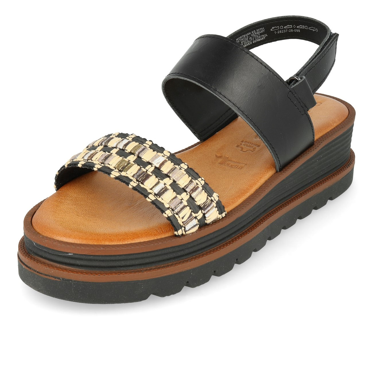 Tamaris 28237-28-098 Sandales Femme Black Comb
