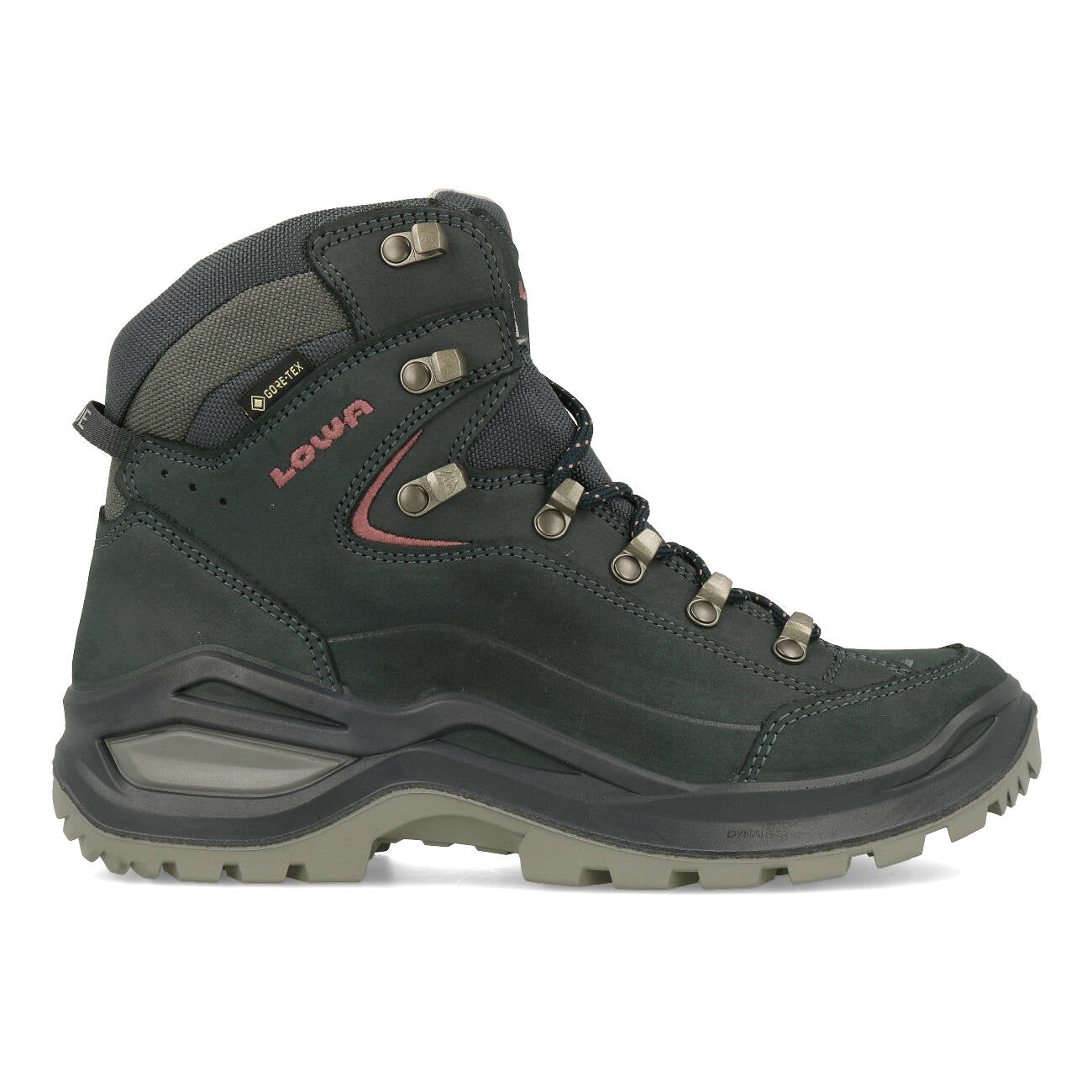 Lowa Renegade Evo GTX Mid Ws Femme Bleu Acier Vieux Rose