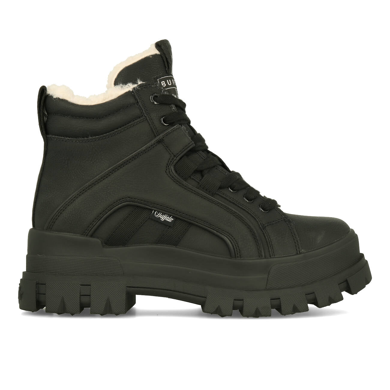 Buffalo Aspha NC Mid Warm Vegan Nubuck Noir
