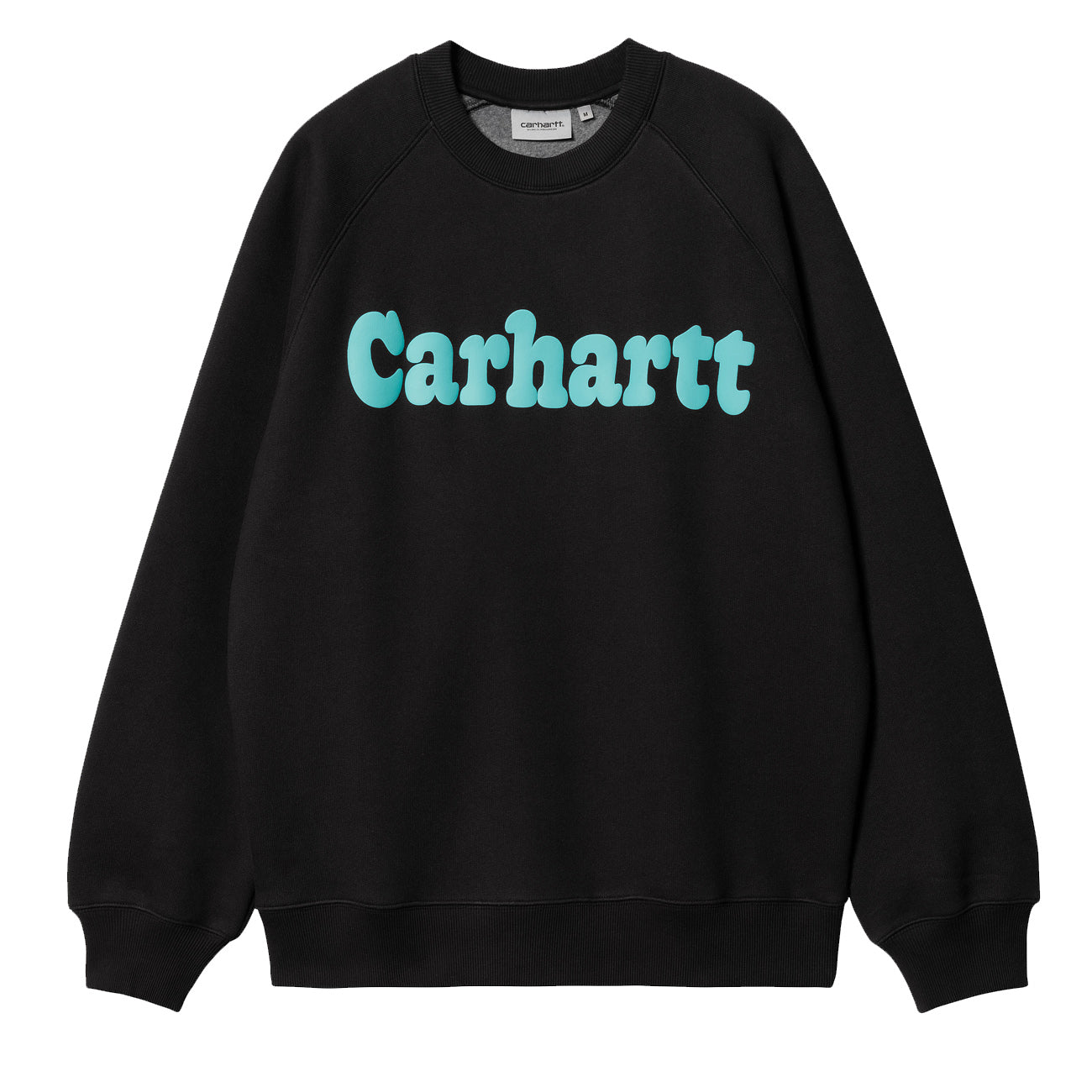 Carhartt WIP Bubbles Sweat Homme Black Turquoise