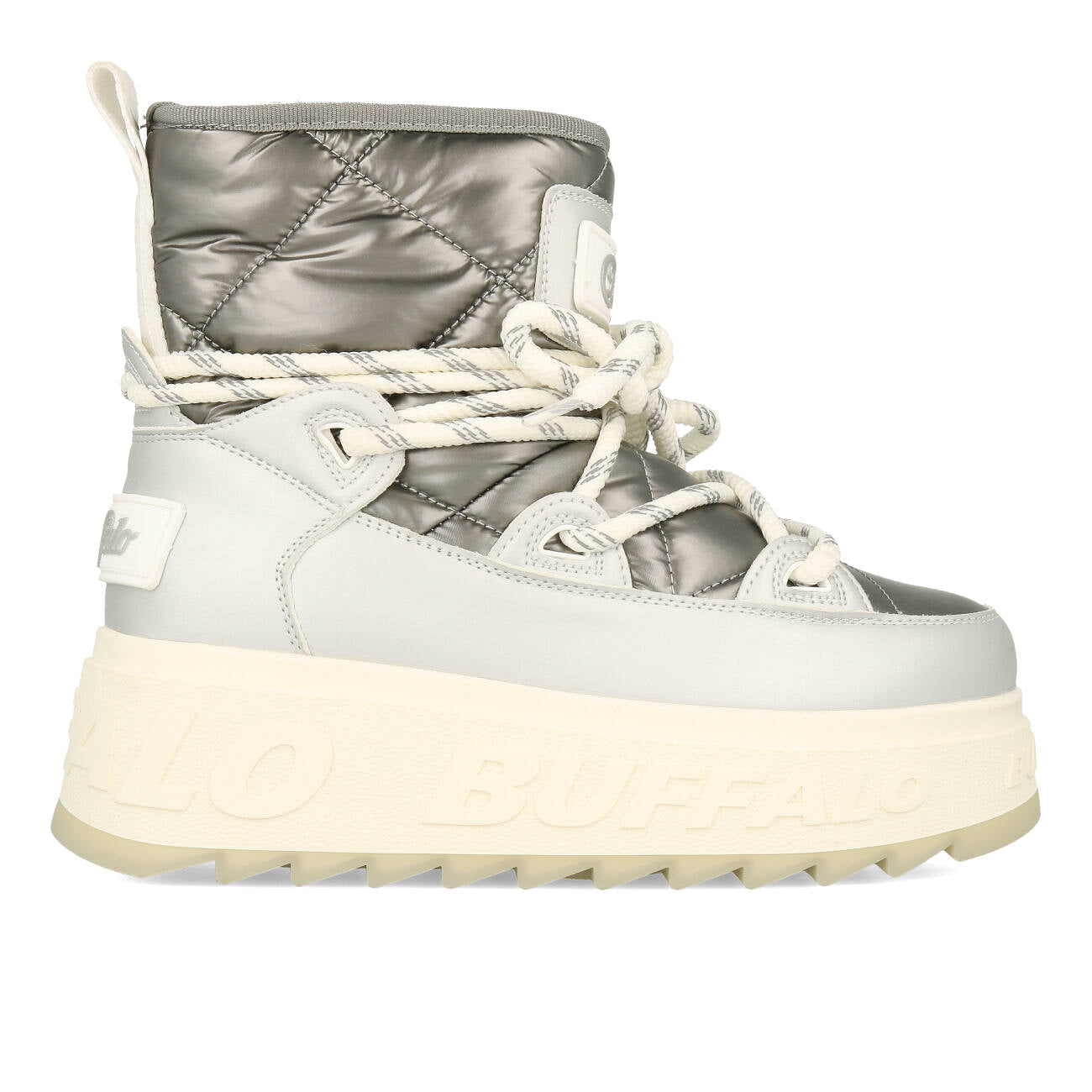 Buffalo Eliza Snow Boot Vegan Nappa Argent