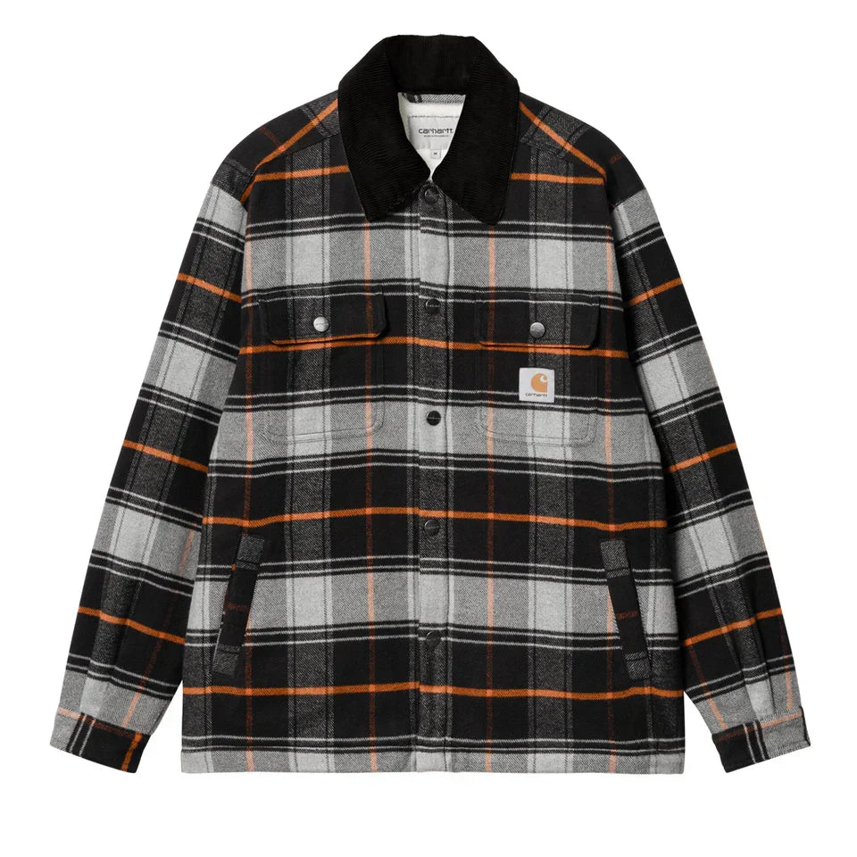 Carhartt WIP Surchemise Baris Baris Check Grey Heather