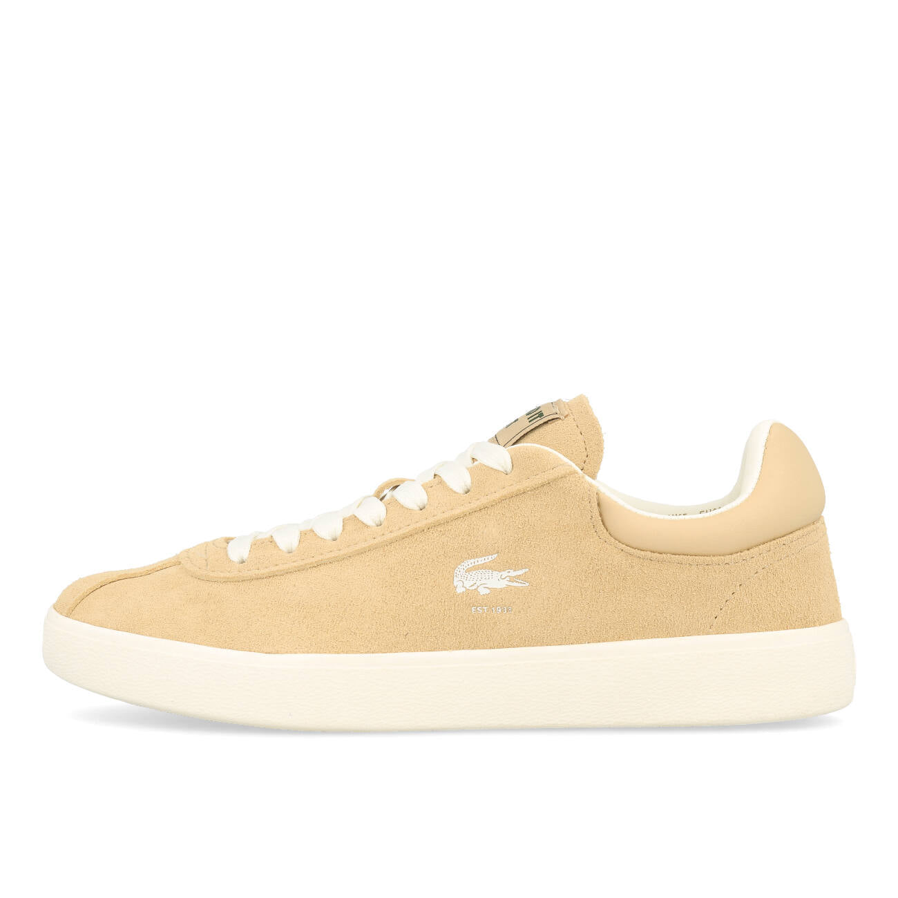 Lacoste Baseshot 124 2 SFA Femme Marron Clair Blanc Cassé