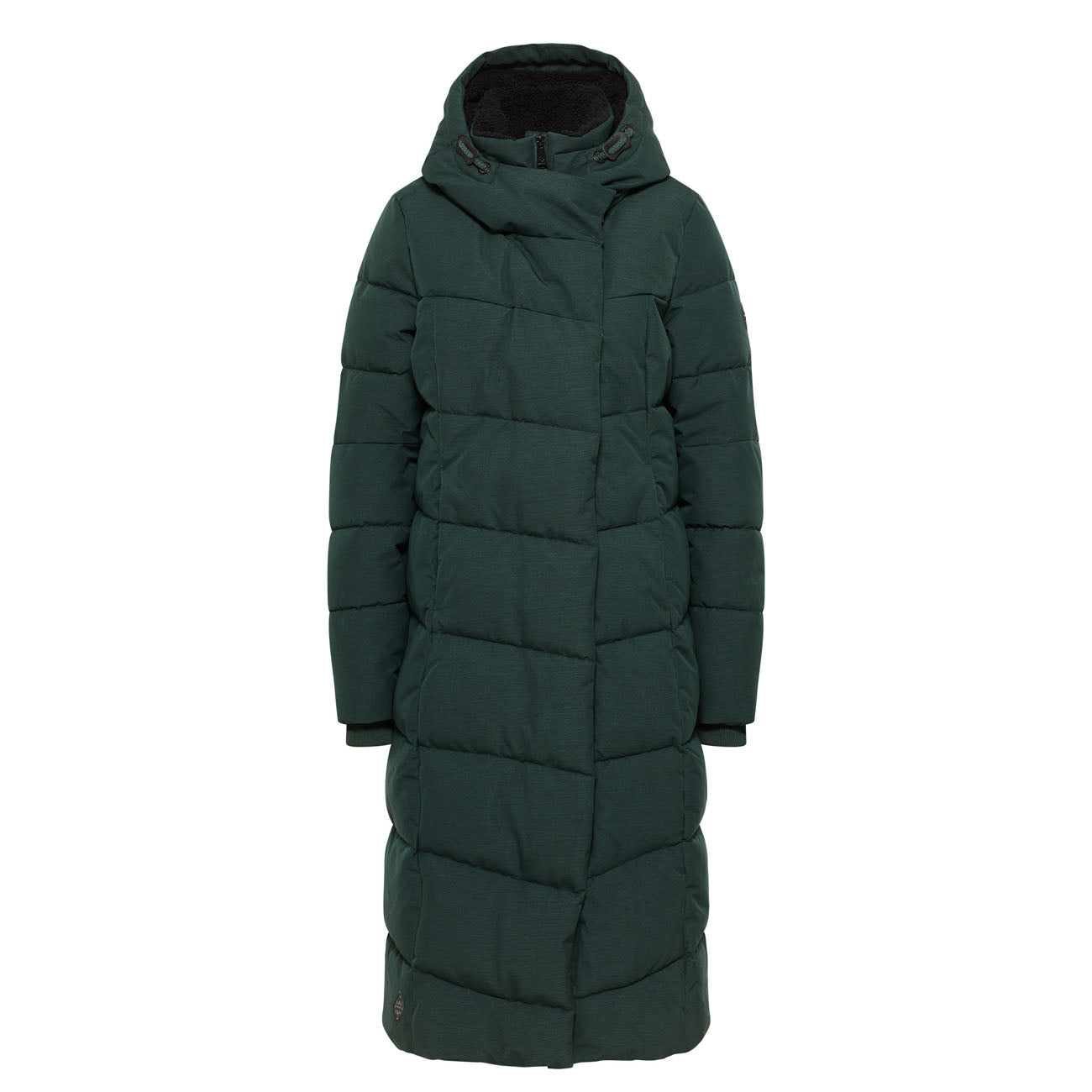 Ragwear Pavla Long Jacket Femme Vert foncé