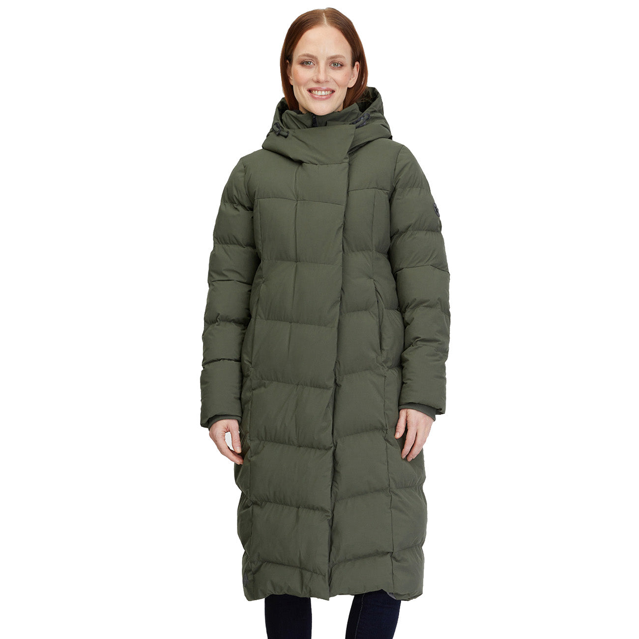 Ragwear Pavla Long Jacket Olive Foncé