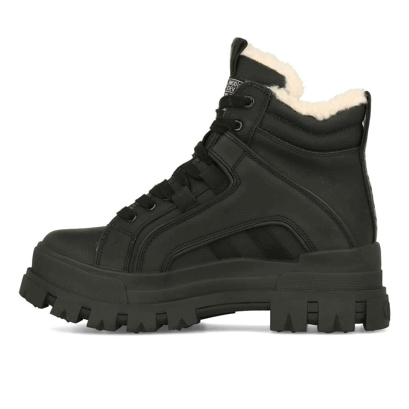 Buffalo Aspha NC Mid Warm Vegan Nubuck Noir