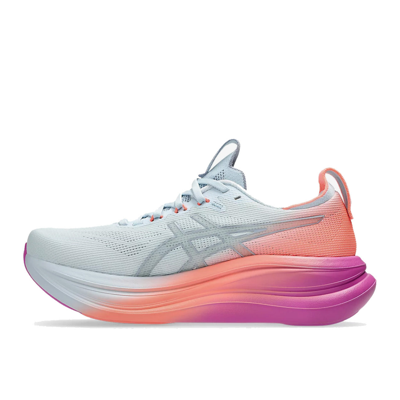 Asics Gel-Nimbus 28 Femme Sunny Sizzle Sky Digital Sakura