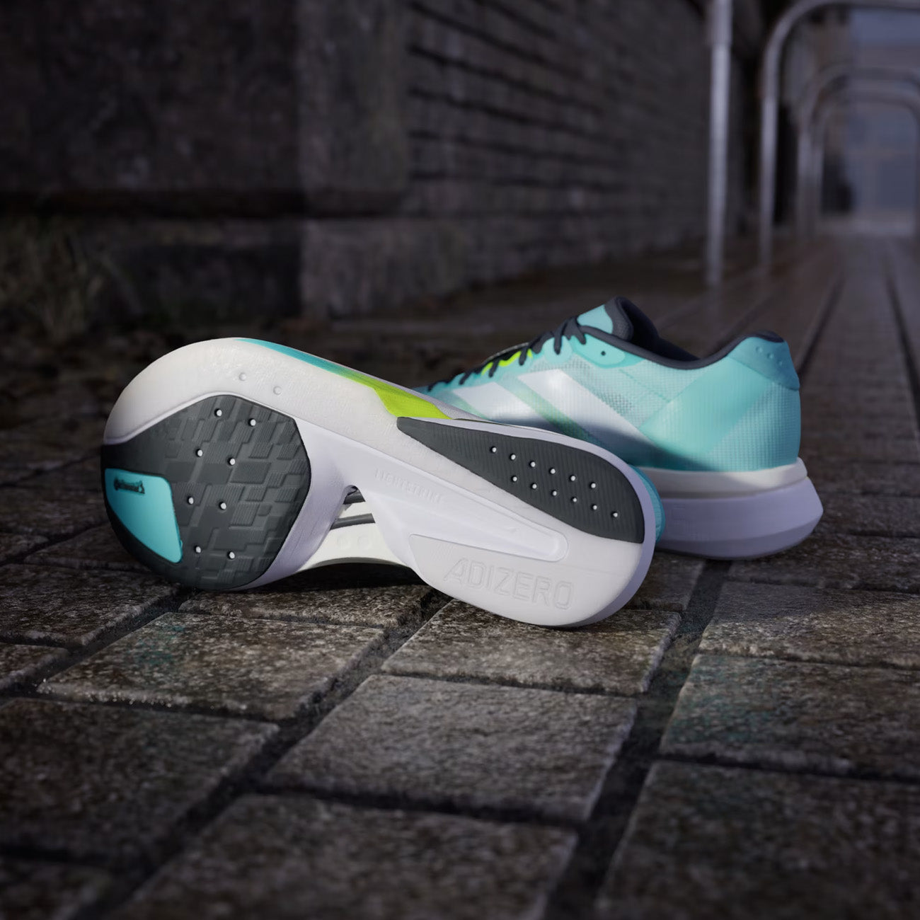 adidas Boston 13 Homme Flash Aqua Cloud White Lucid Lemon