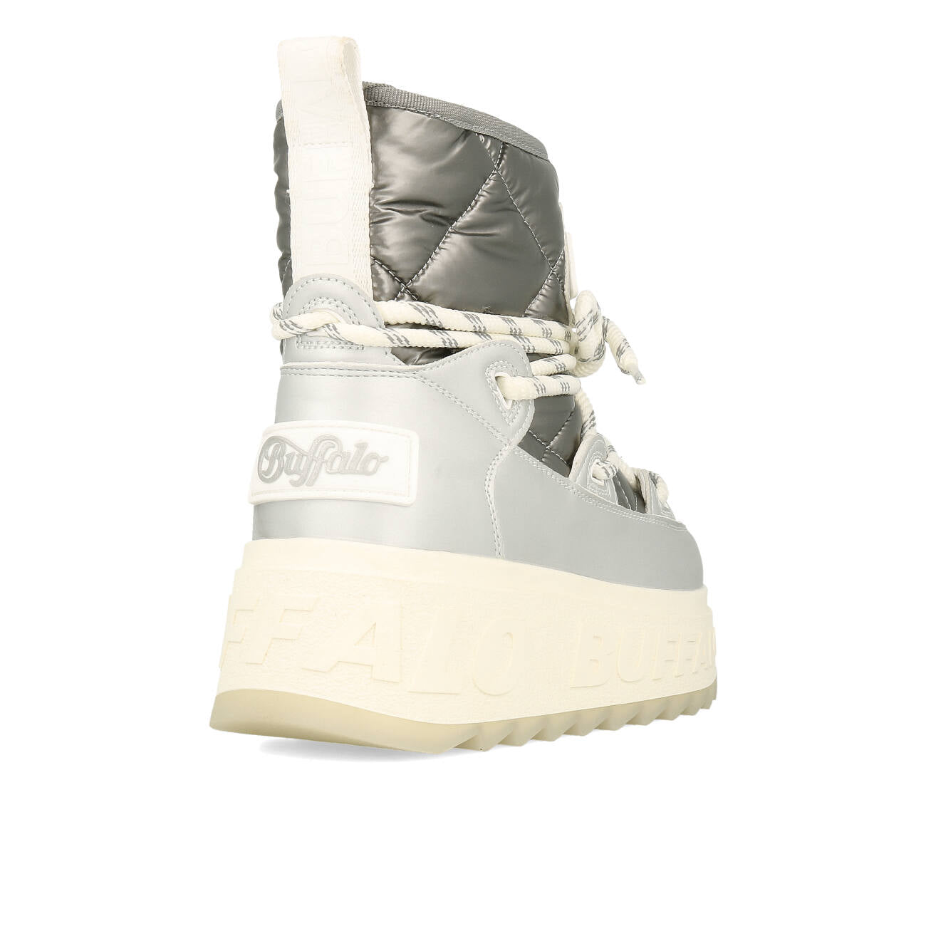 Buffalo Eliza Snow Boot Vegan Nappa Argent