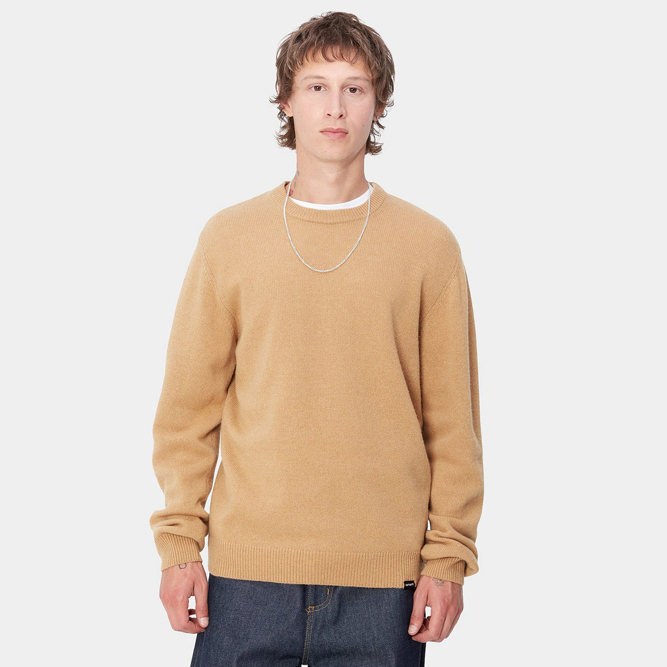 Carhartt WIP Alten Pull-over Homme Peanut Beige