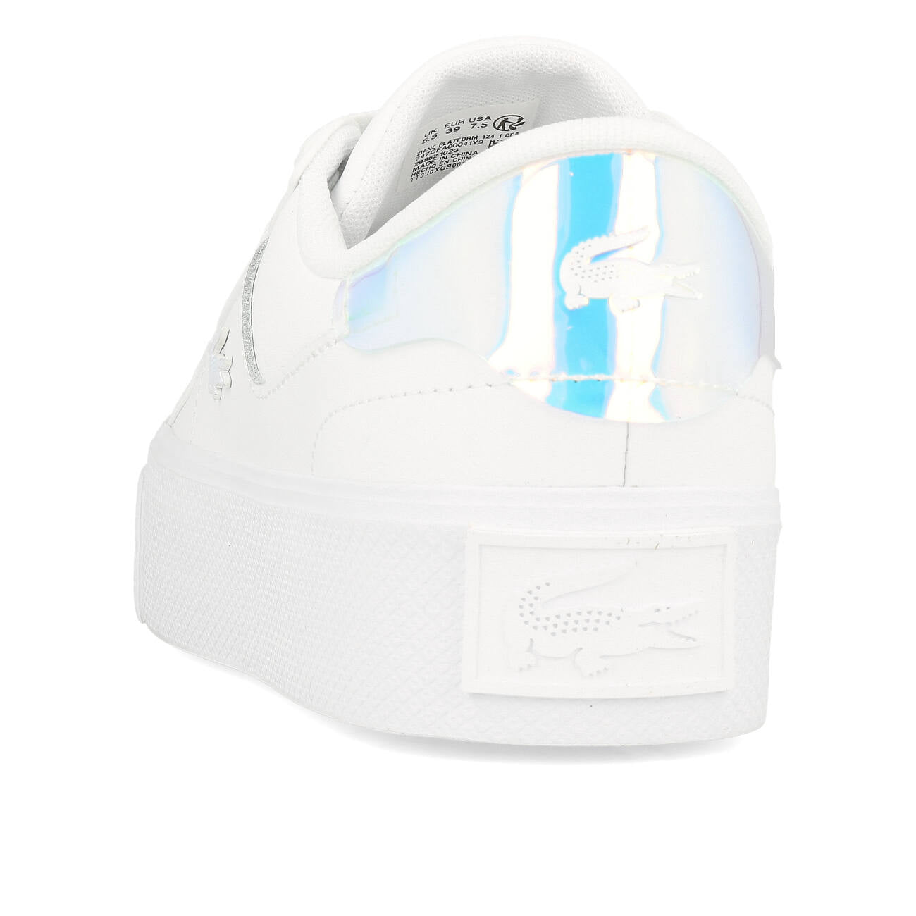 Lacoste Ziane Platform 124 2 CFA Femme Blanc Rose Clair