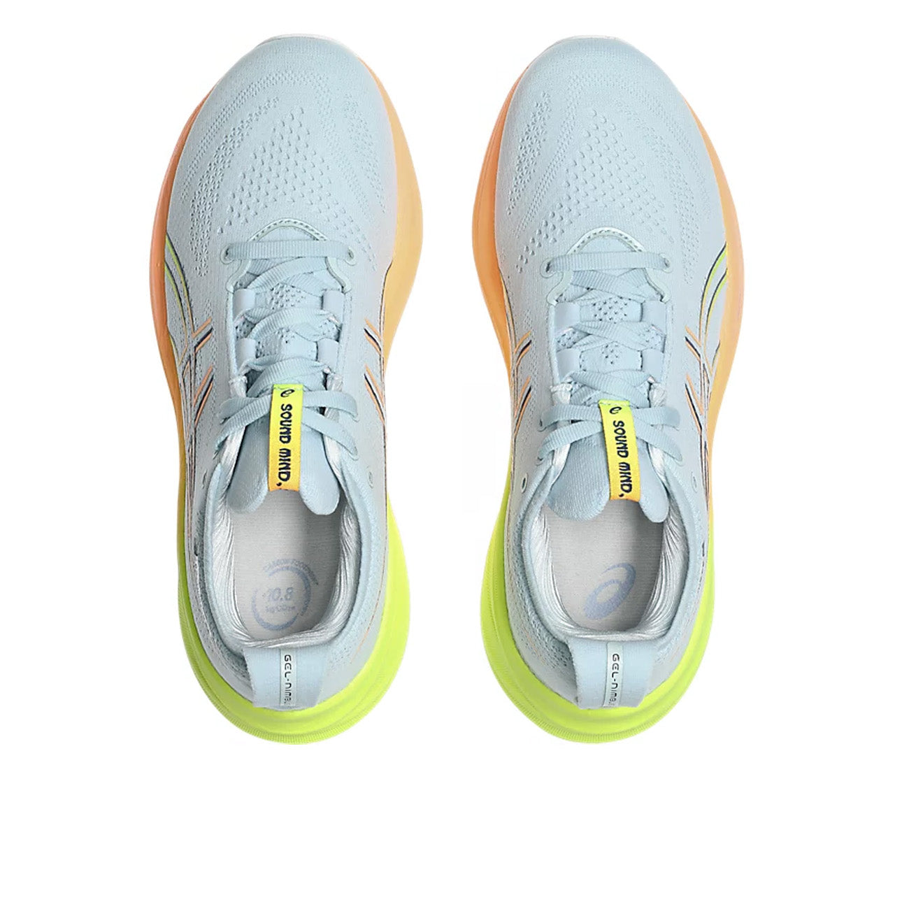 Asics Gel-Nimbus 26 PARIS Femme Cool Grey Safety Yellow