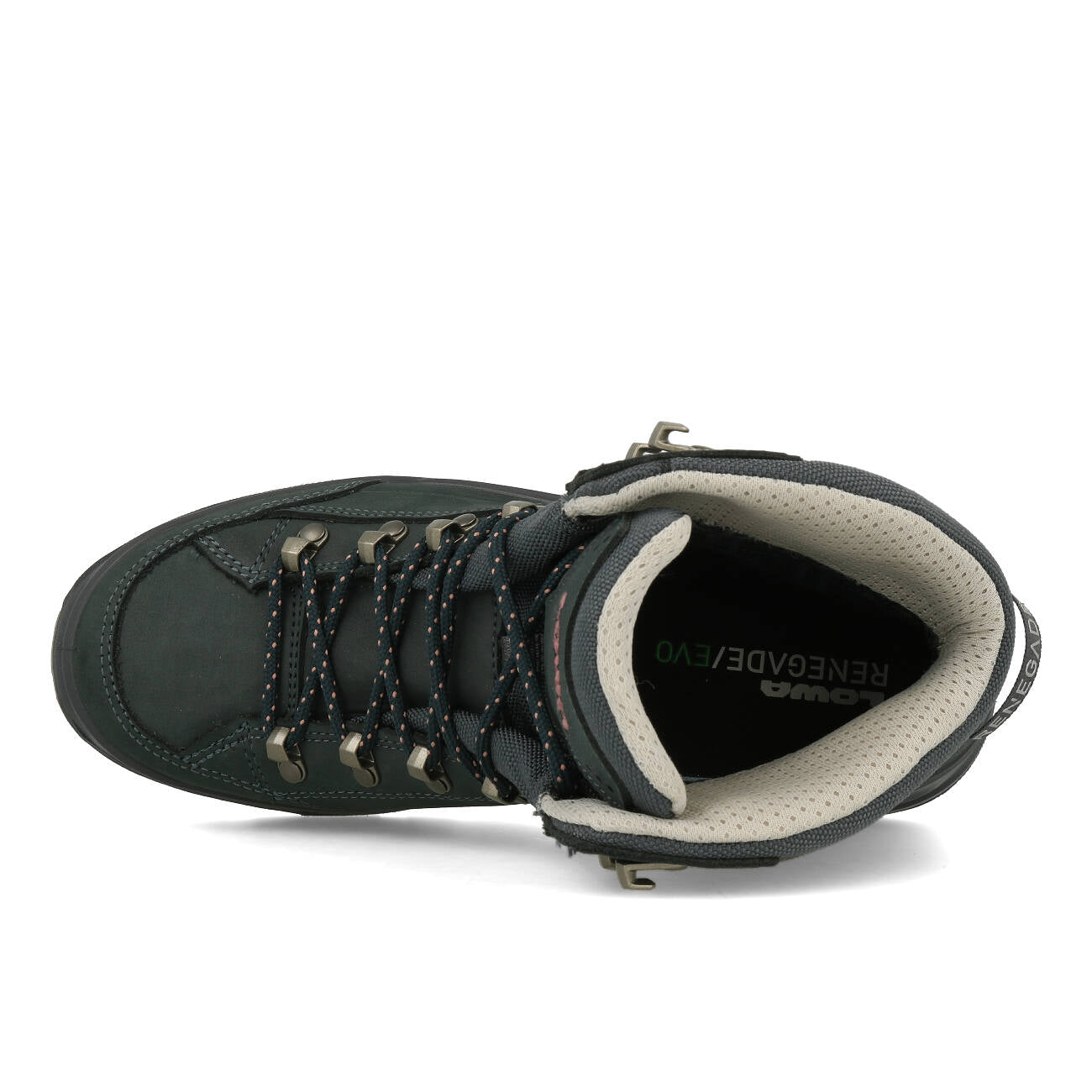 Lowa Renegade Evo GTX Mid Ws Femme Bleu Acier Vieux Rose