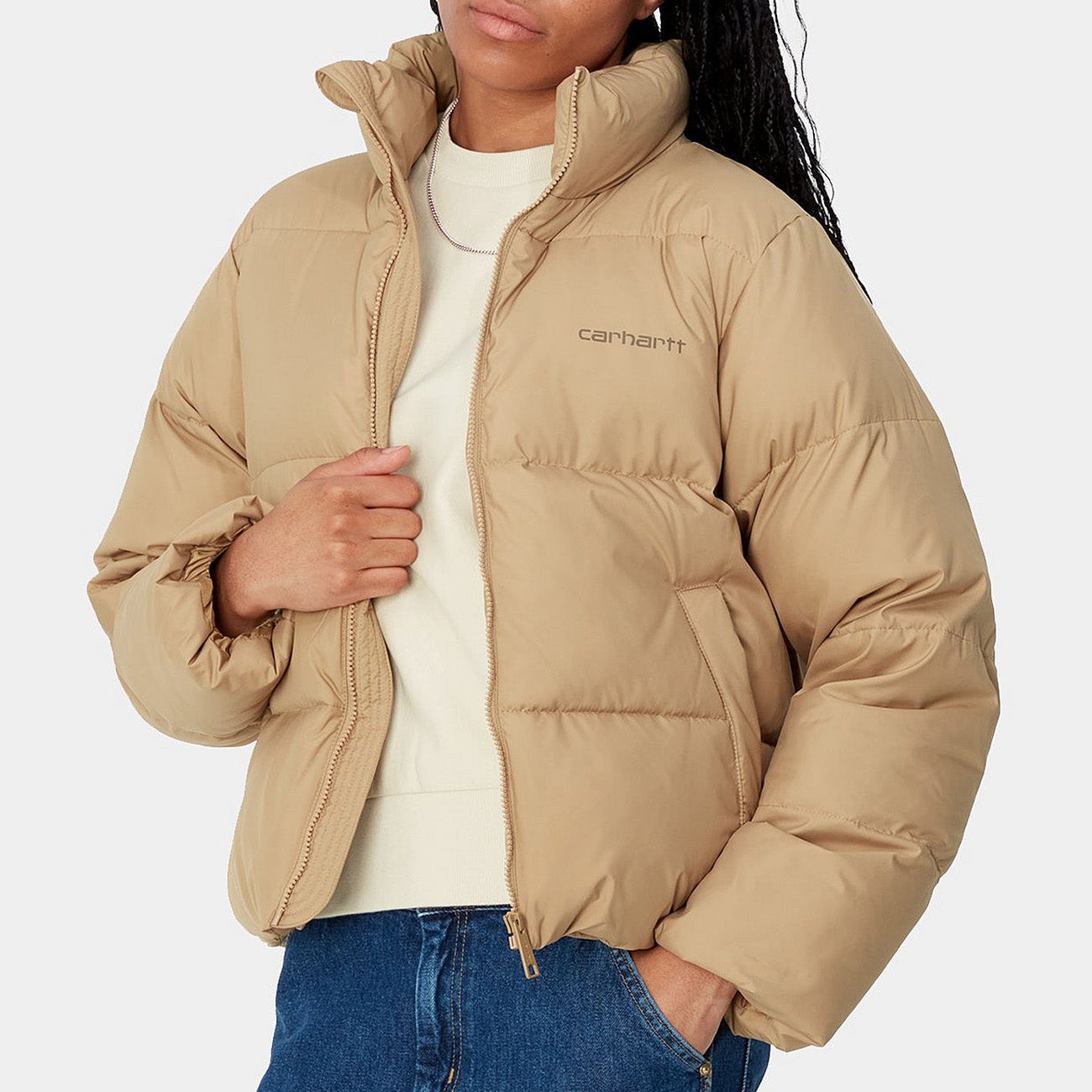 Carhartt WIP W' Springfield Jacket femme Peanut Chocolate