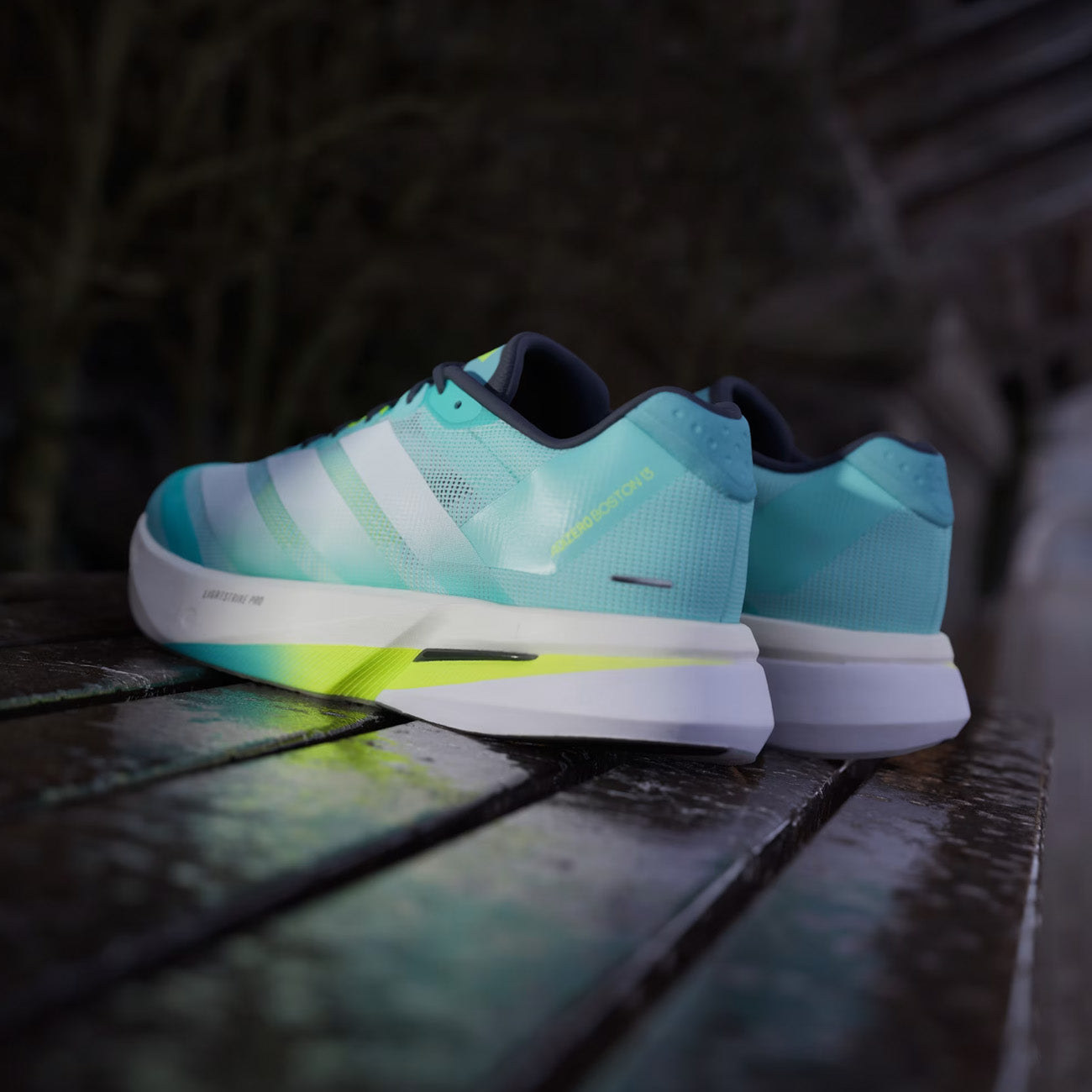 adidas Boston 13 Homme Flash Aqua Cloud White Lucid Lemon